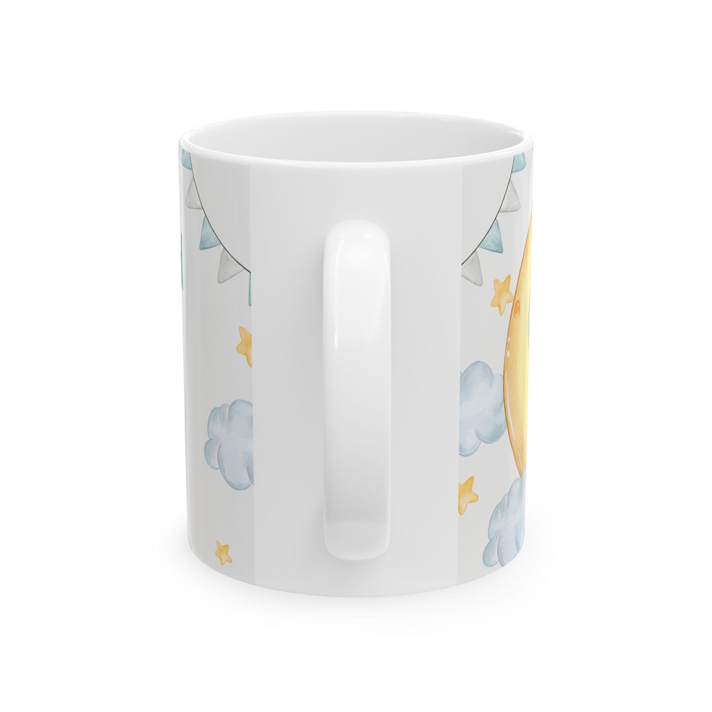 Happy Birthday Elephant Ceramic Mug | Custom Gift For Kids, Cute Animal Mug, Kids Birthday - 13954