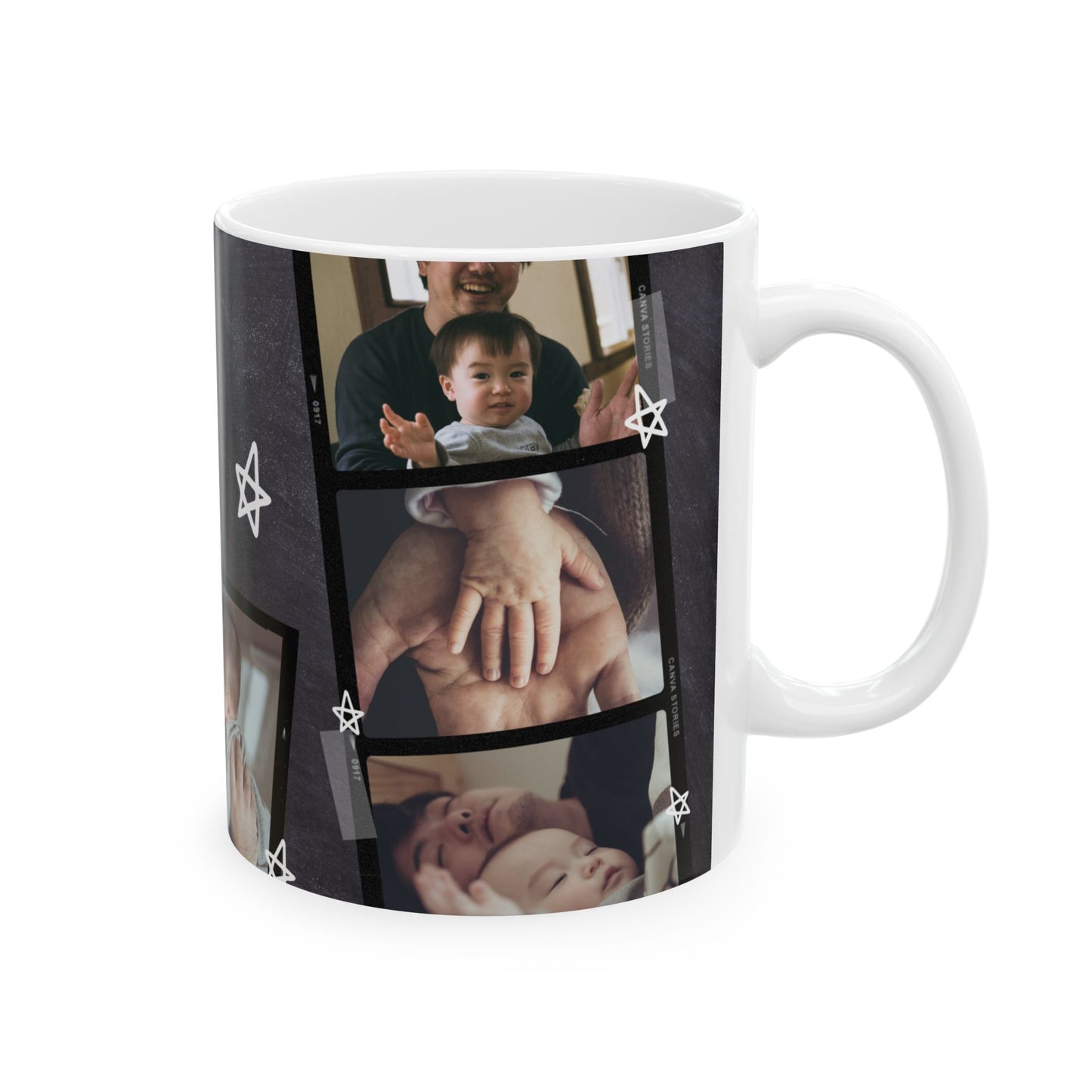Personalized Ceramic Mug, Customizable Coffee Cup, Perfect Gift for Birthdays, Father's Day - 14068