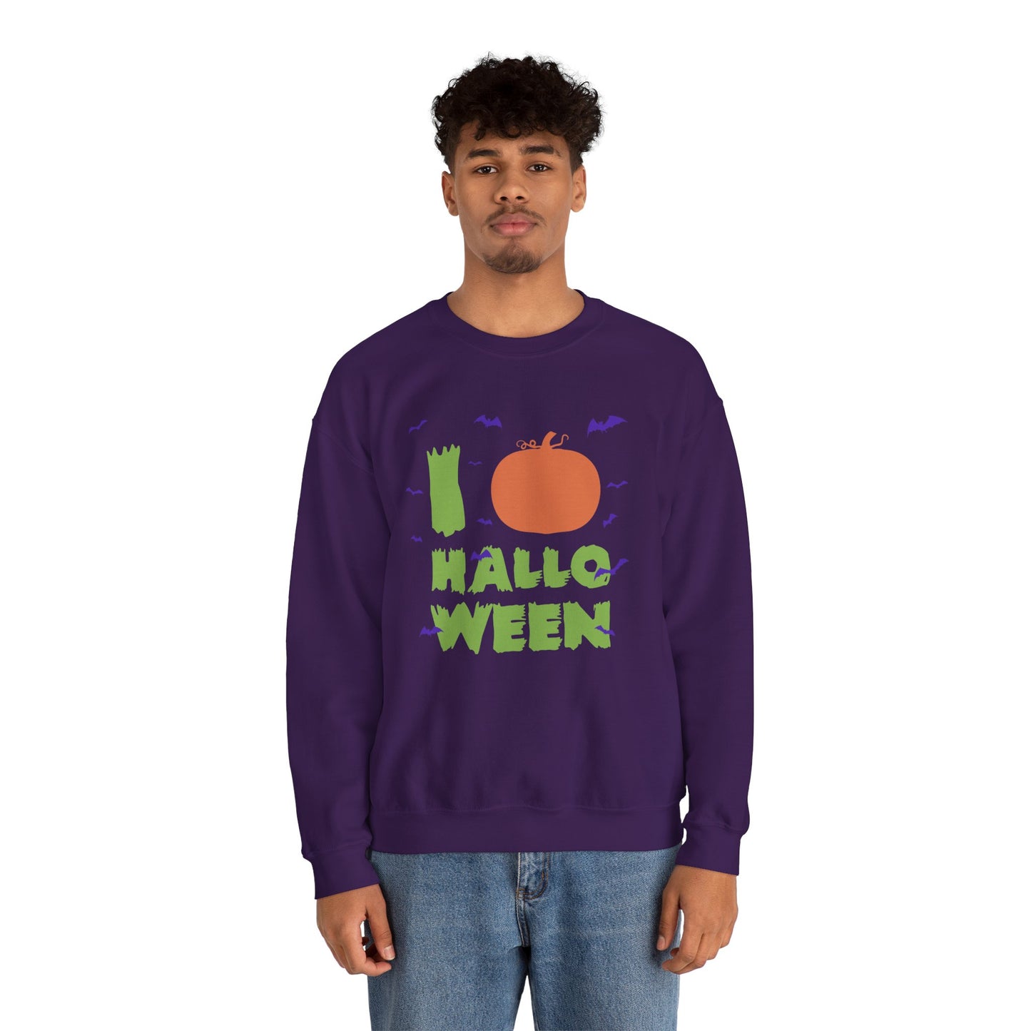 I Love Halloween - Unisex Heavy Blend™ Crewneck Sweatshirt - 13807