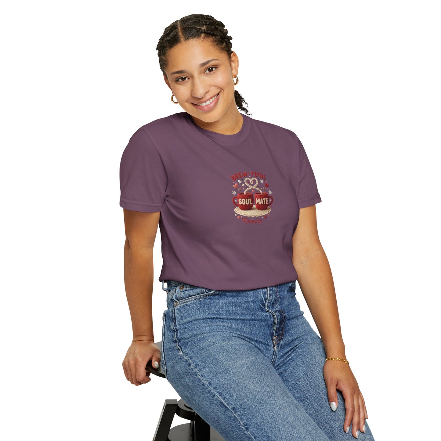 Brew-tiful Soul Mate Coffee Graphic T-Shirt - 14747