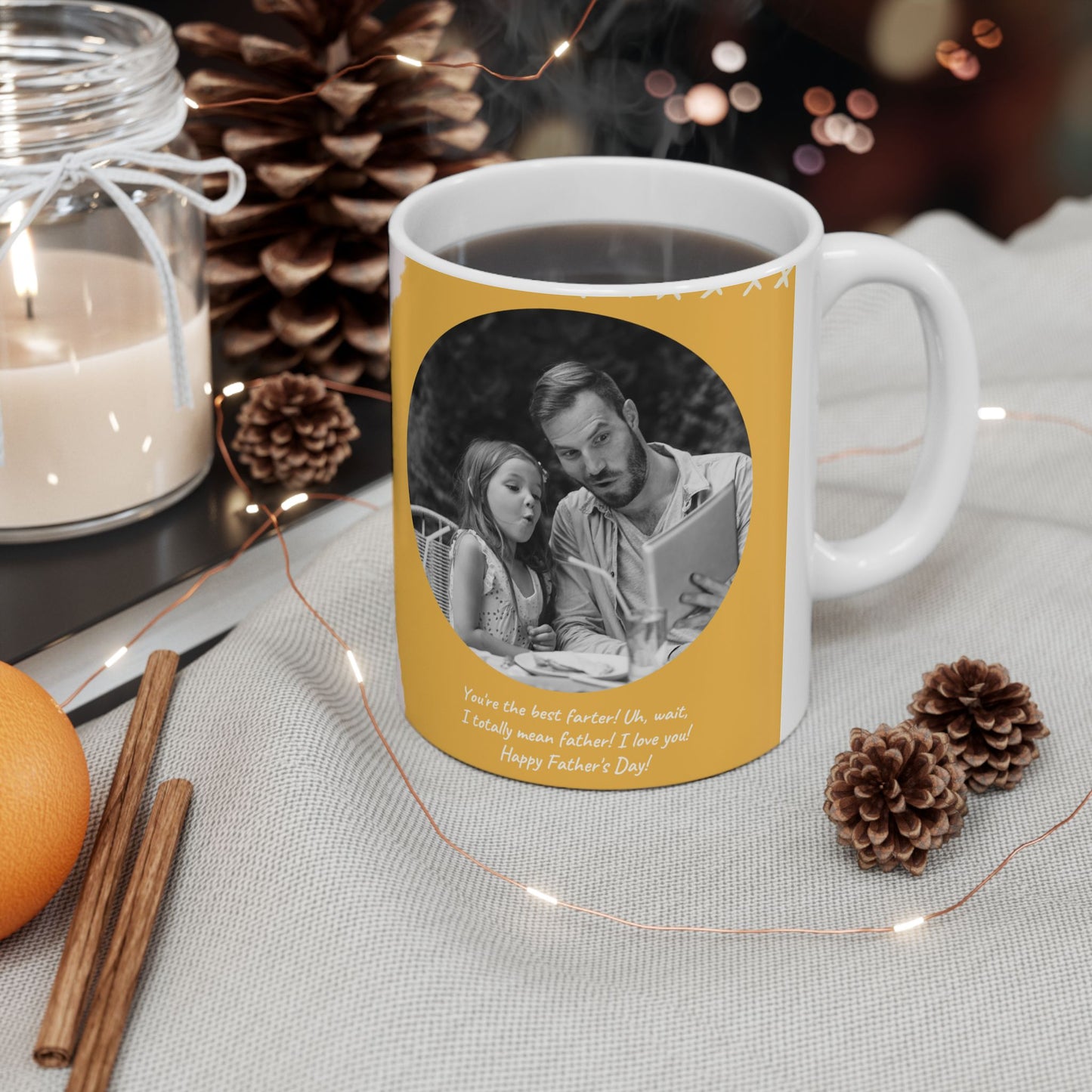 "Hey Dad, Did You Know? You're Stinkin' Cool!" Ceramic Mug - 12904