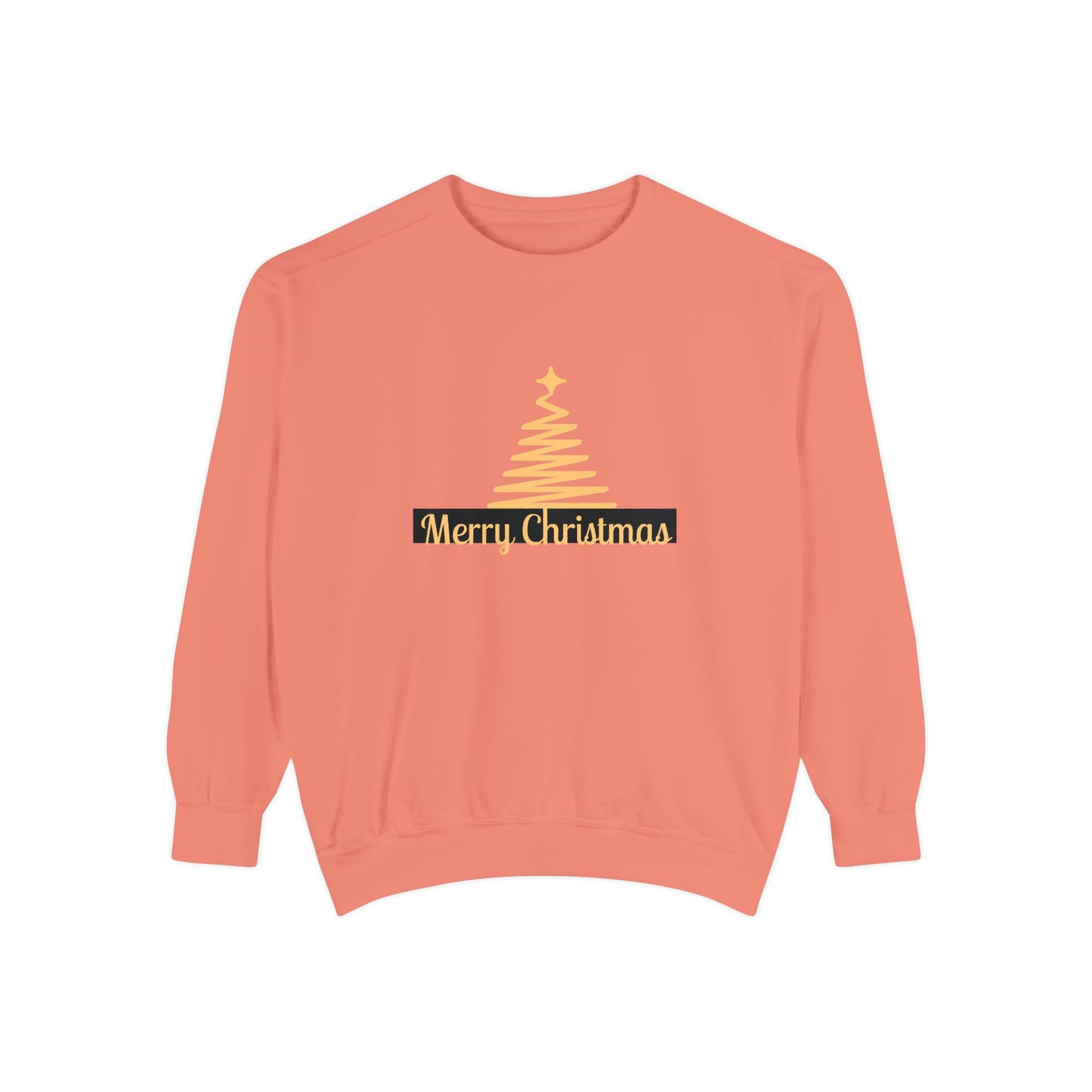 Merry Christmas - Unisex Garment-Dyed Sweatshirt - 10474