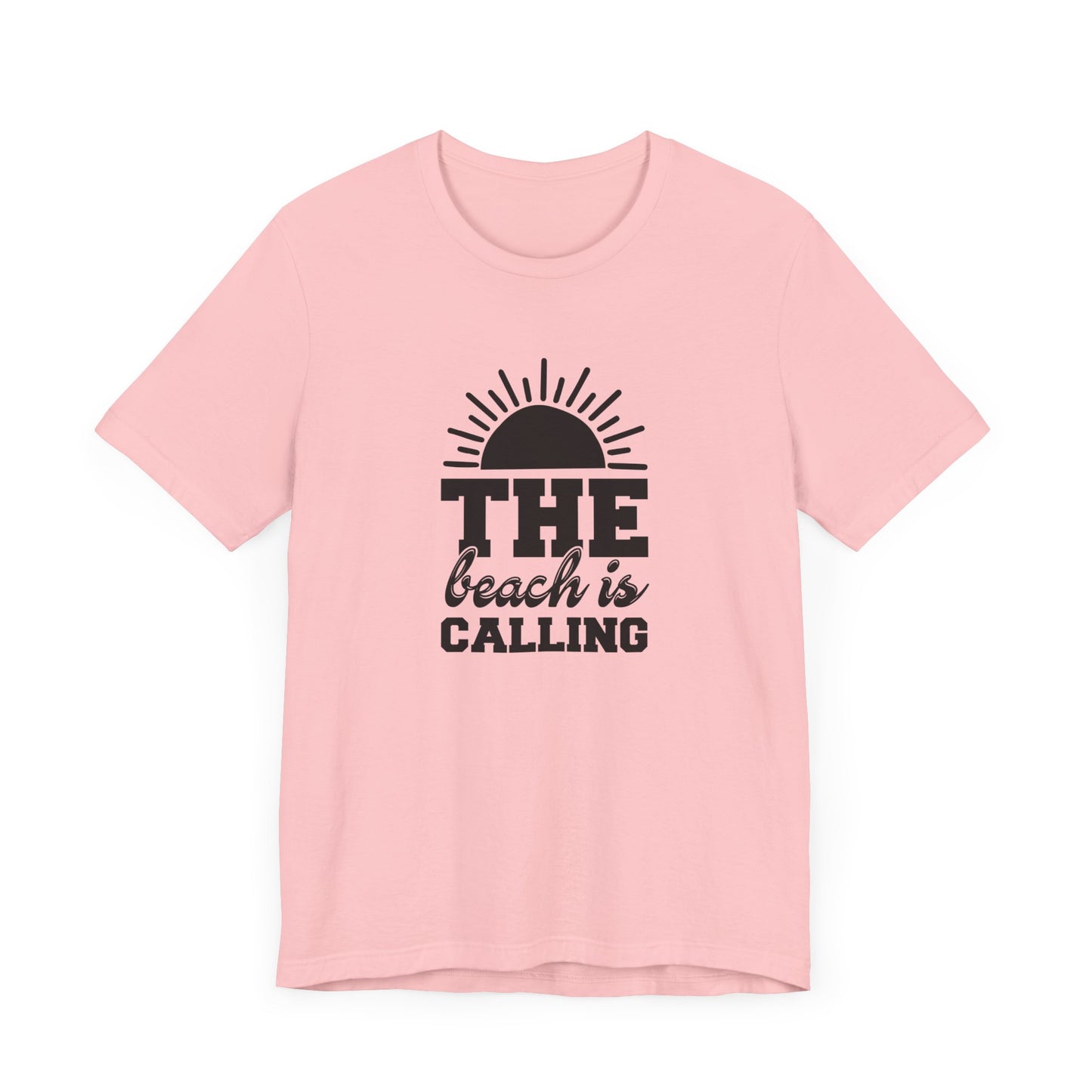 Summer: The Beach Is Calling - Unisex Jersey Short Sleeve Tee