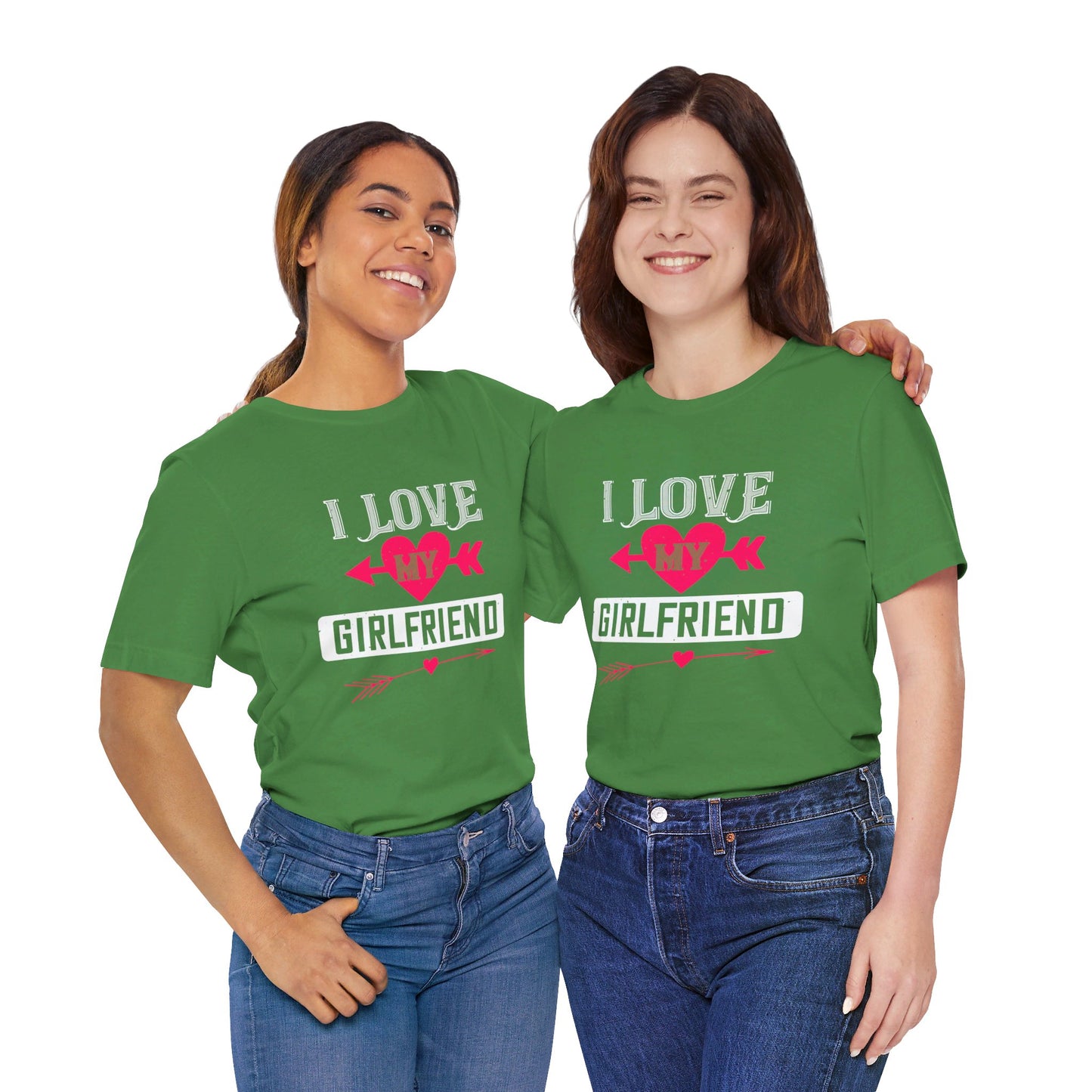 I Love My Girlfriend - Unisex Jersey Short Sleeve Tee