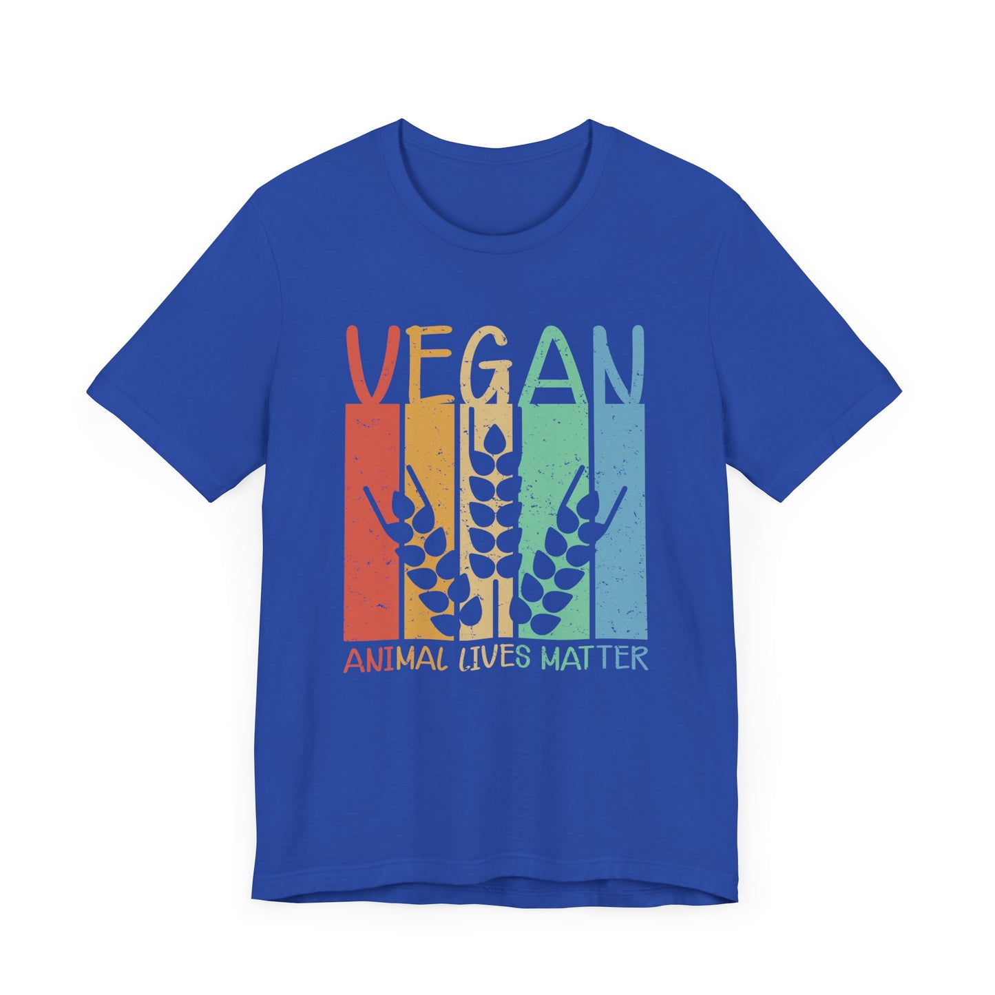 Vegan: Animal Lives Matter - Unisex Jersey Short Sleeve Tee