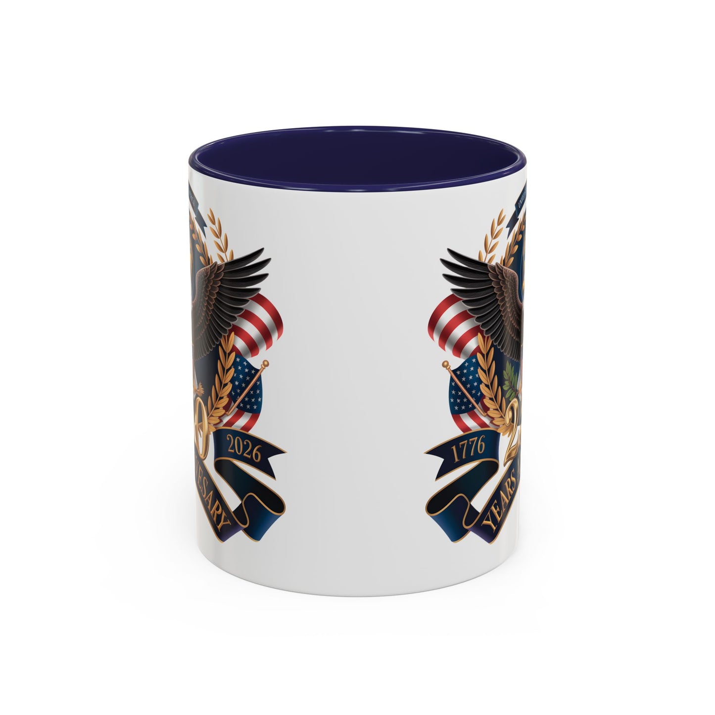 250th Anniversary Eagle Coffee Mug — Patriotic 1776–2026 Commemorative Accent Mug - 14871
