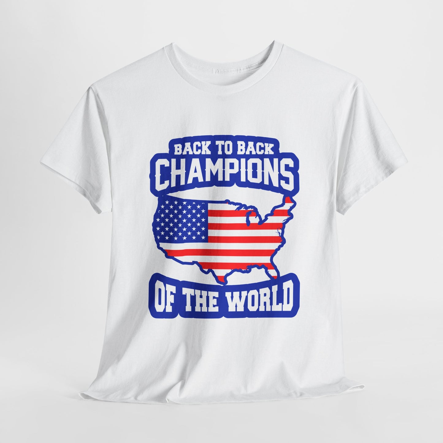 Back-to-Back Champions Unisex Tee | Perfect for Sports Fans, Casual Wear, Gifts, Fourth of July, BBQ Events - 13597