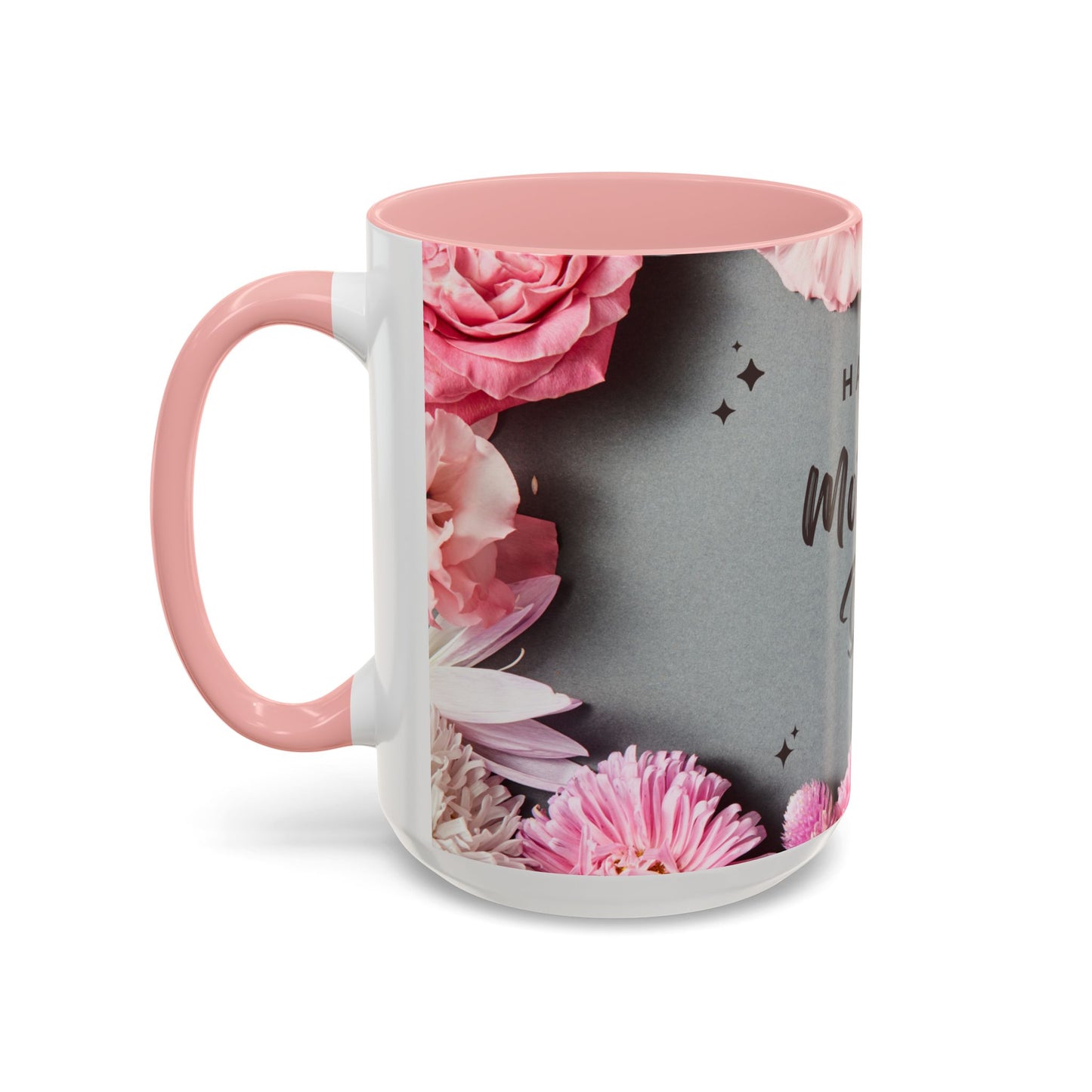 Happy Mother's Day Floral Accent Coffee Mug - Perfect Gift for Moms - 11866
