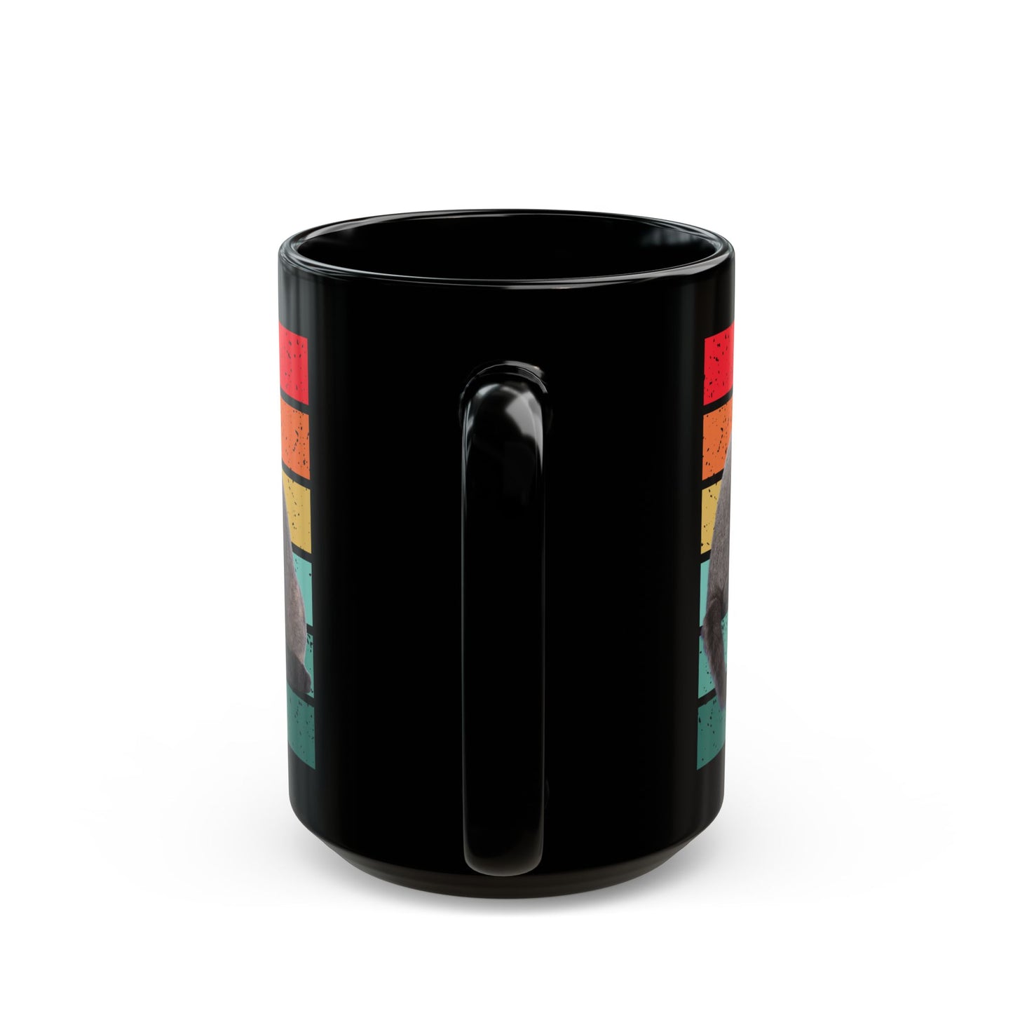 Oscar, Cat Photo, Customizable  - Black Mug (11oz, 15oz) - 10229