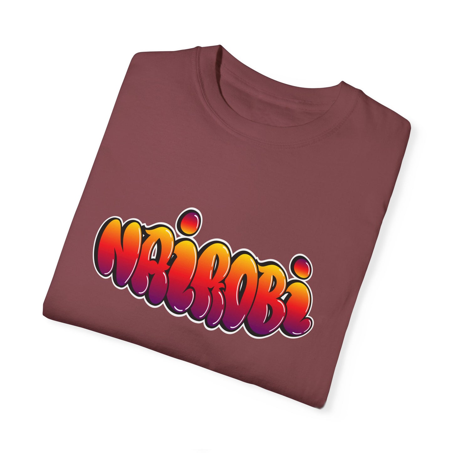 Nairobi Graphic T-Shirt - Unisex Garment-Dyed Tee - 12181