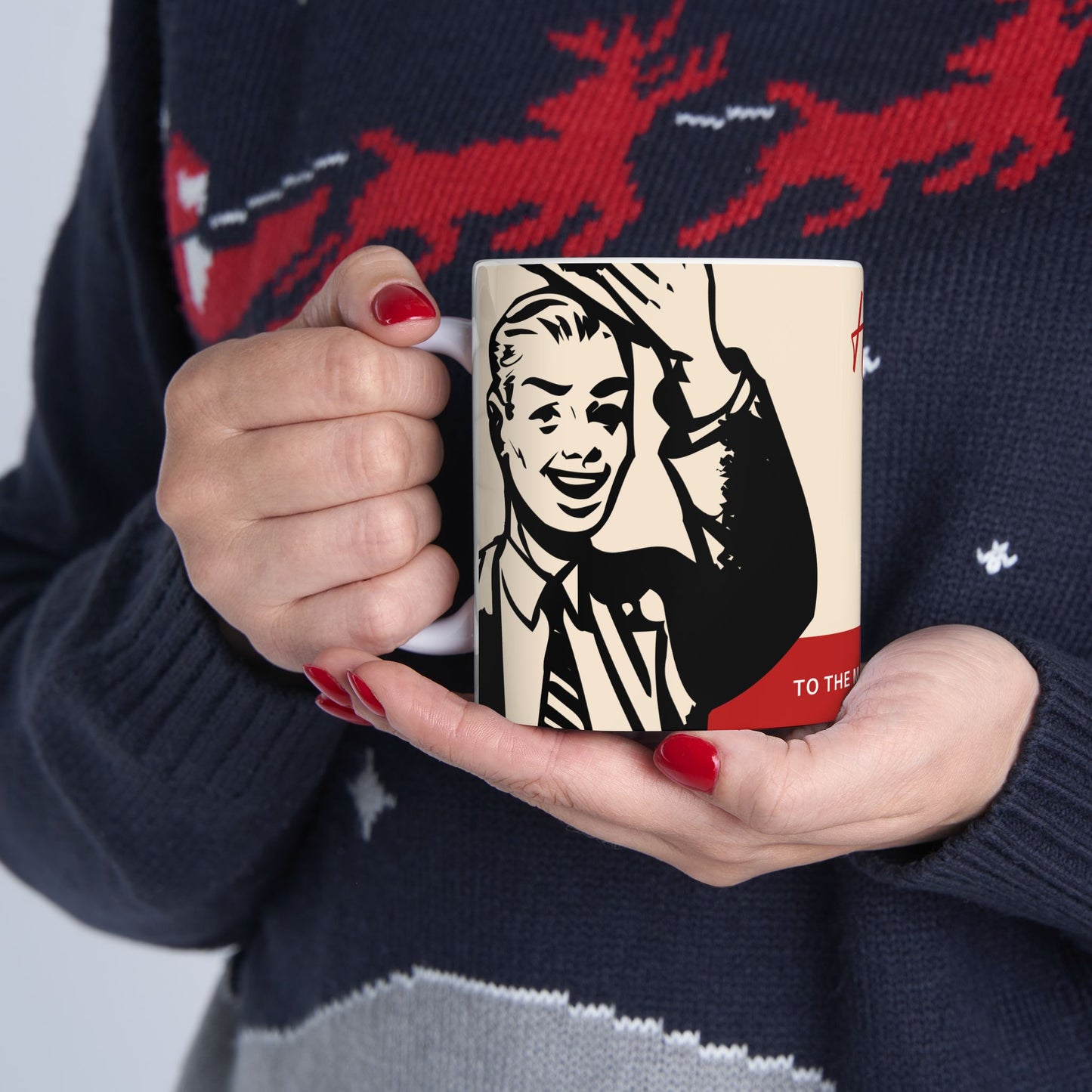 Father's Day Ceramic Mug, Inspirational Gift, Coffee Cup for Dad, Unique Father's Day Present, Tea Mug for Men, Personalized Mug - 14036