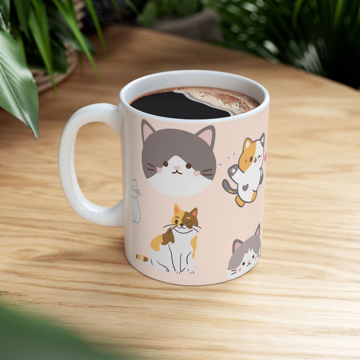 Cute Cats - Ceramic Mug, (11oz, 15oz) - 10903