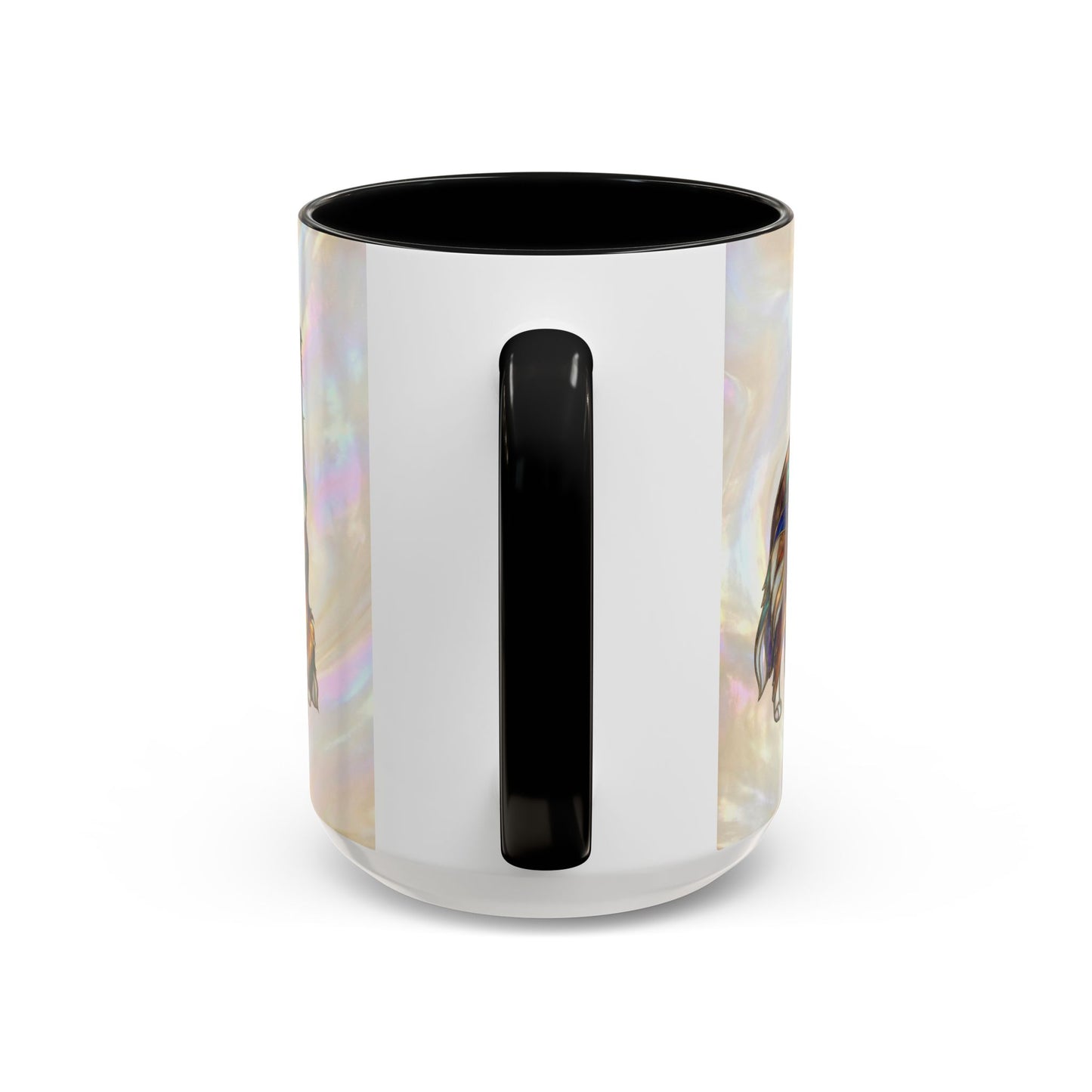 Sheltie Accent Coffee Mug – Stained Glass Design 11/15oz - 14645