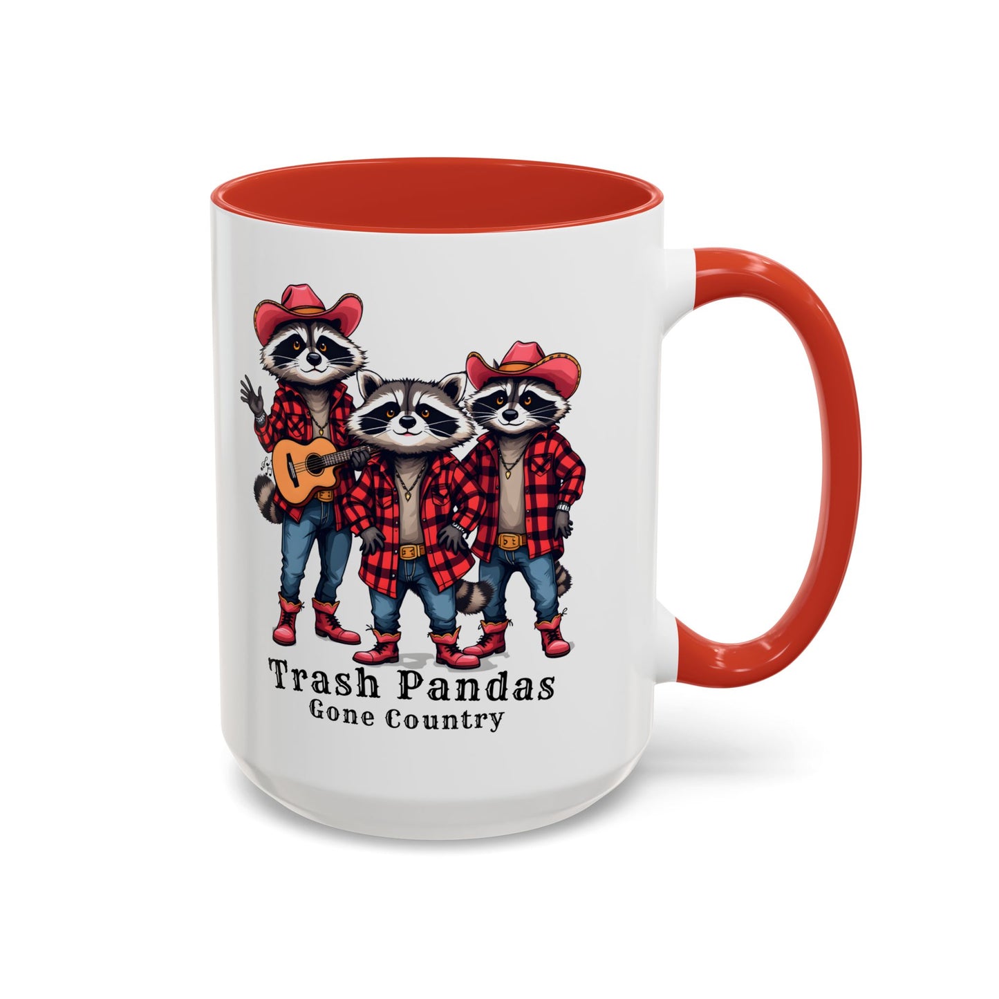 Trash Pandas Gone Country Mug – Funny Raccoon Band Coffee Mug Gift - 14860