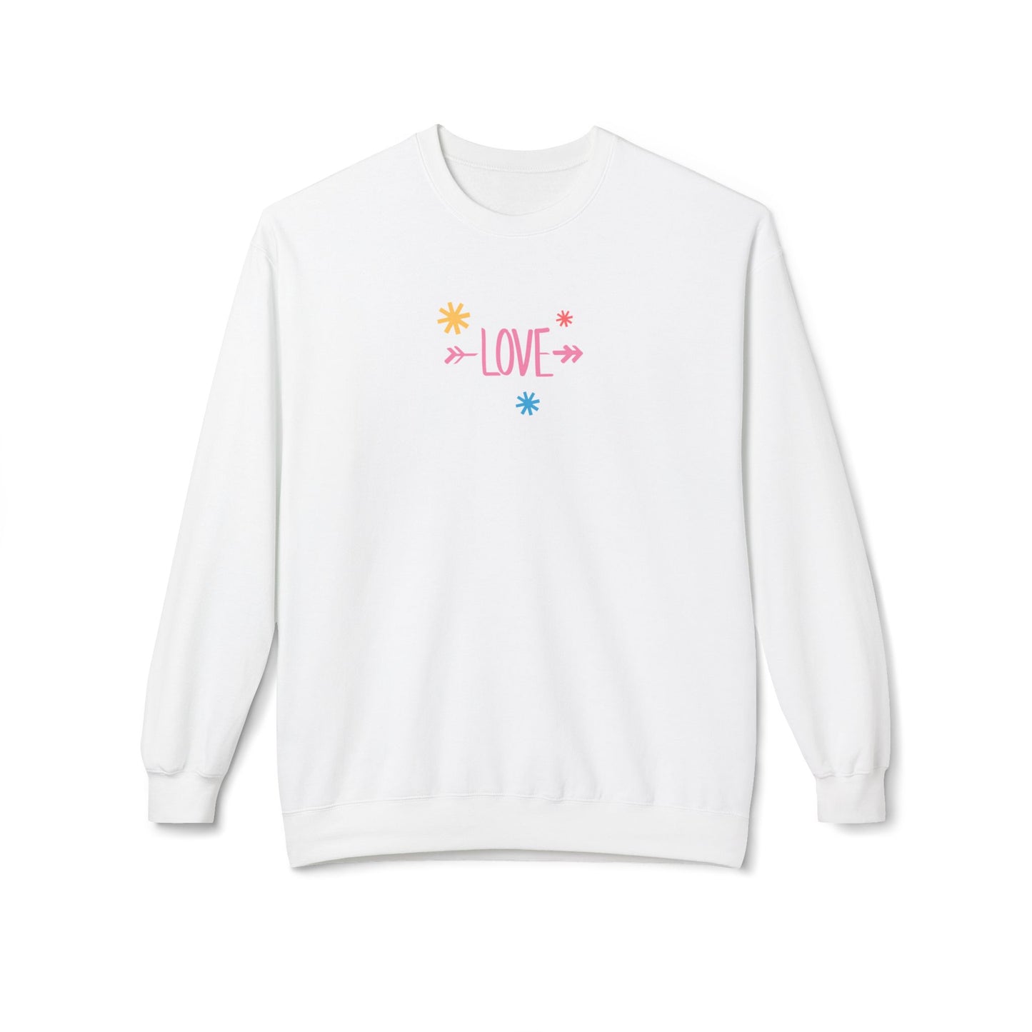 Love - Unisex Midweight Softstyle Fleece Crewneck Sweatshirt - 11624