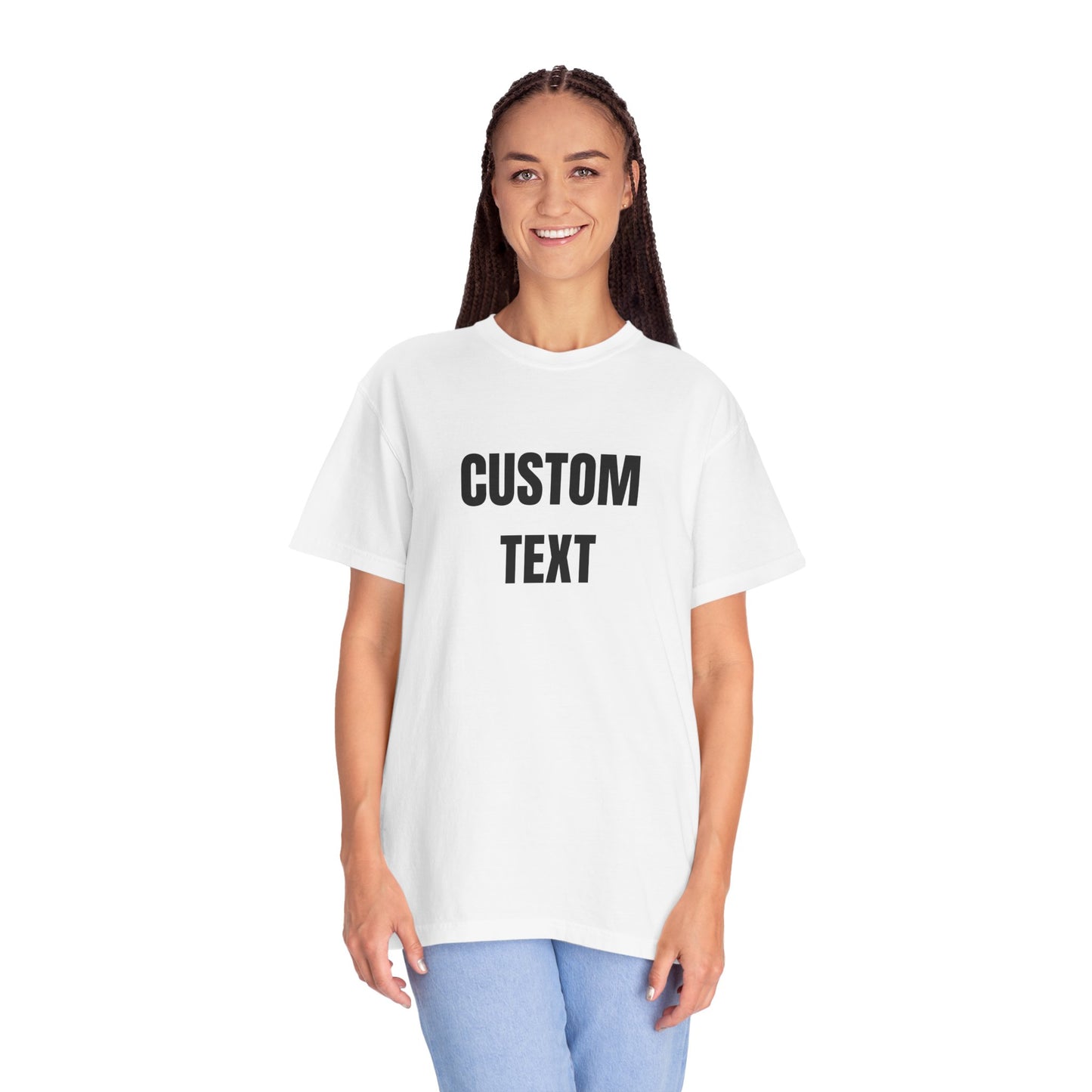Custom Novelty T-Shirt – Unisex Garment-Dyed Cotton Tee - 14681