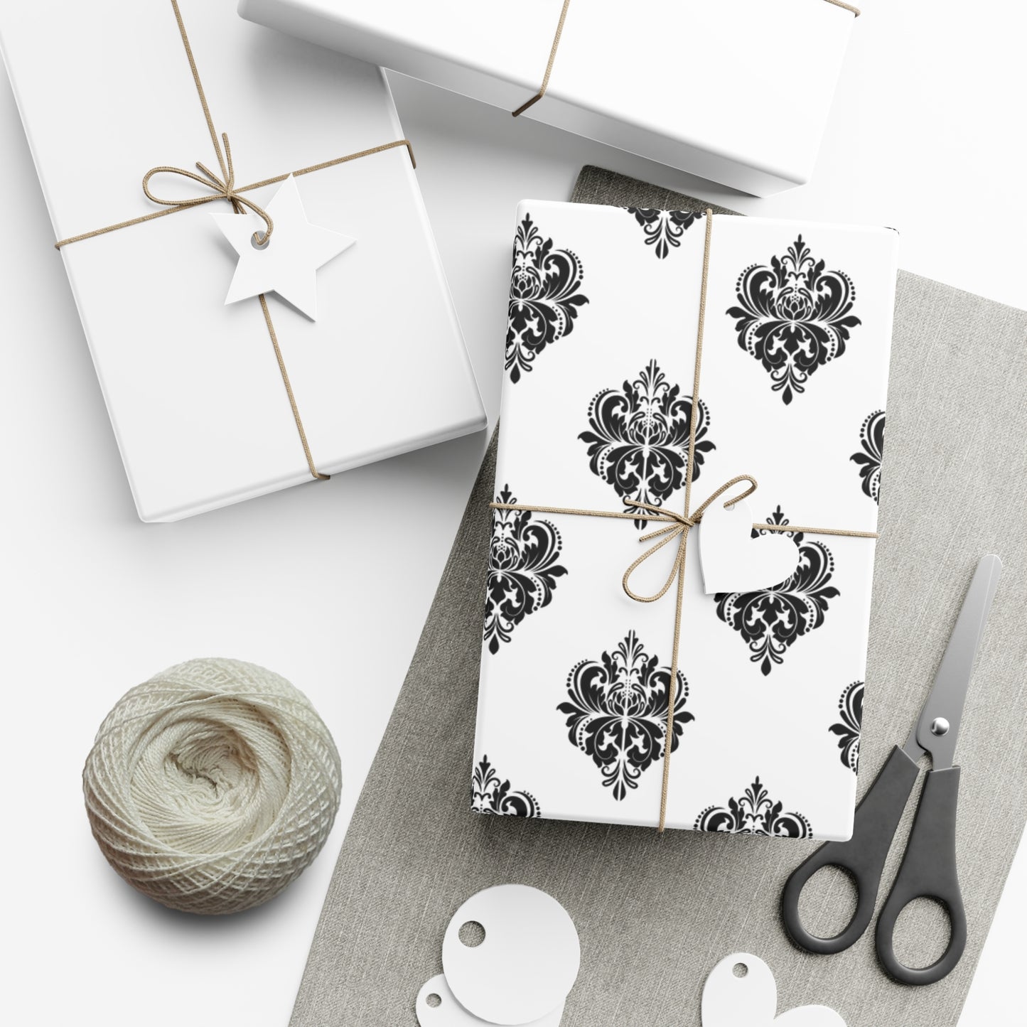 Vintage Black Pattern - Gift Wrap Papers - 10297