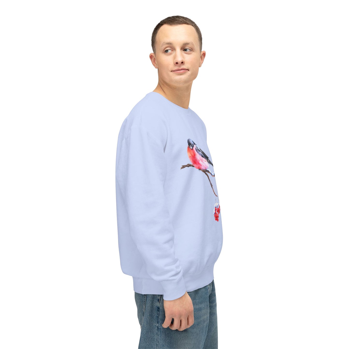 Bird & Cherry - Unisex Lightweight Crewneck Sweatshirt - 10336