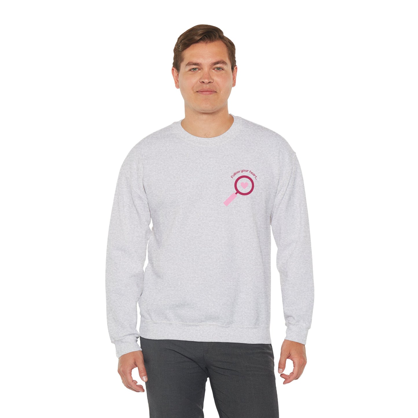 Follow Your Heart - Unisex Heavy Blend™ Crewneck Sweatshirt - 11621