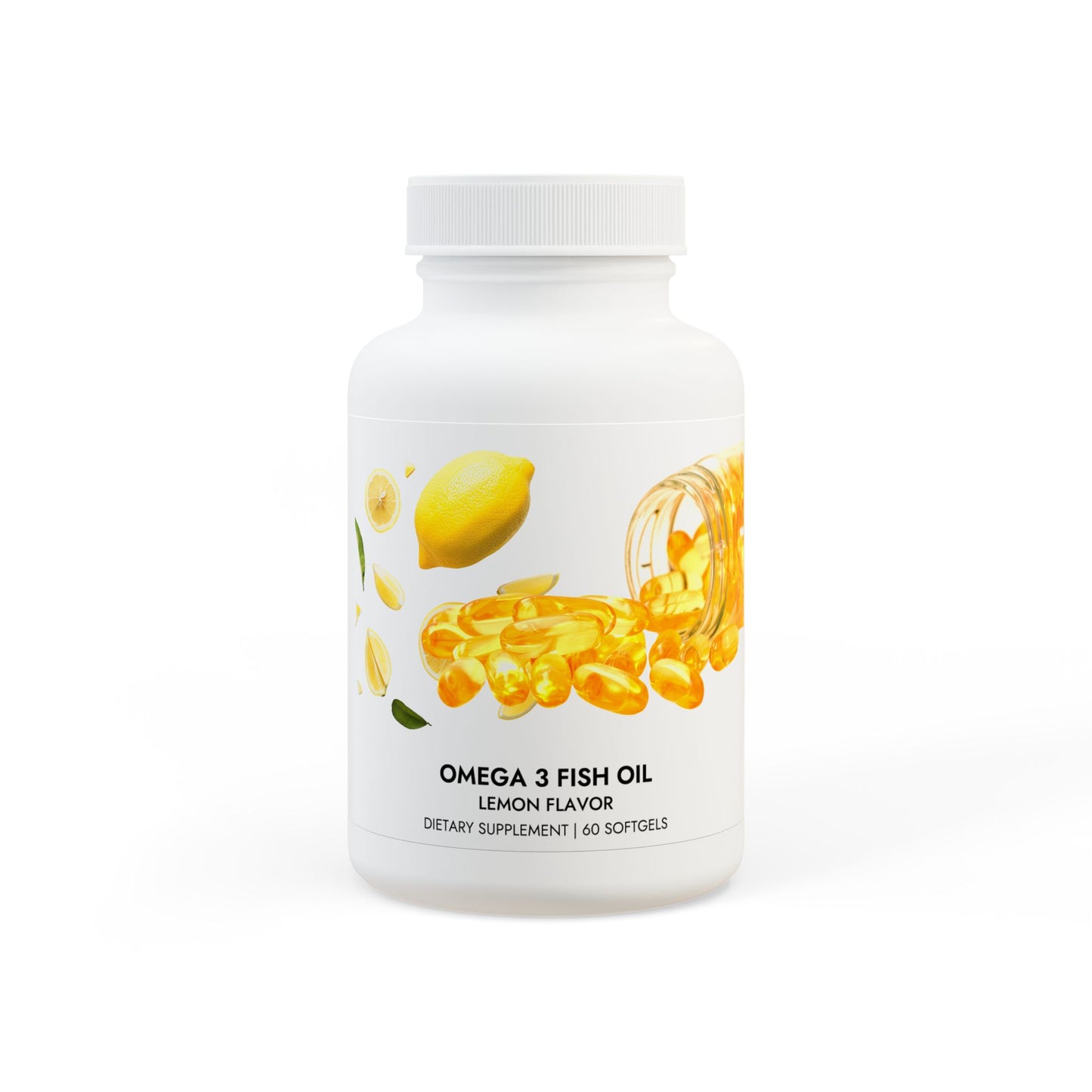 Omega 3 Fish Oil Supplement (60 Softgels) - 11374