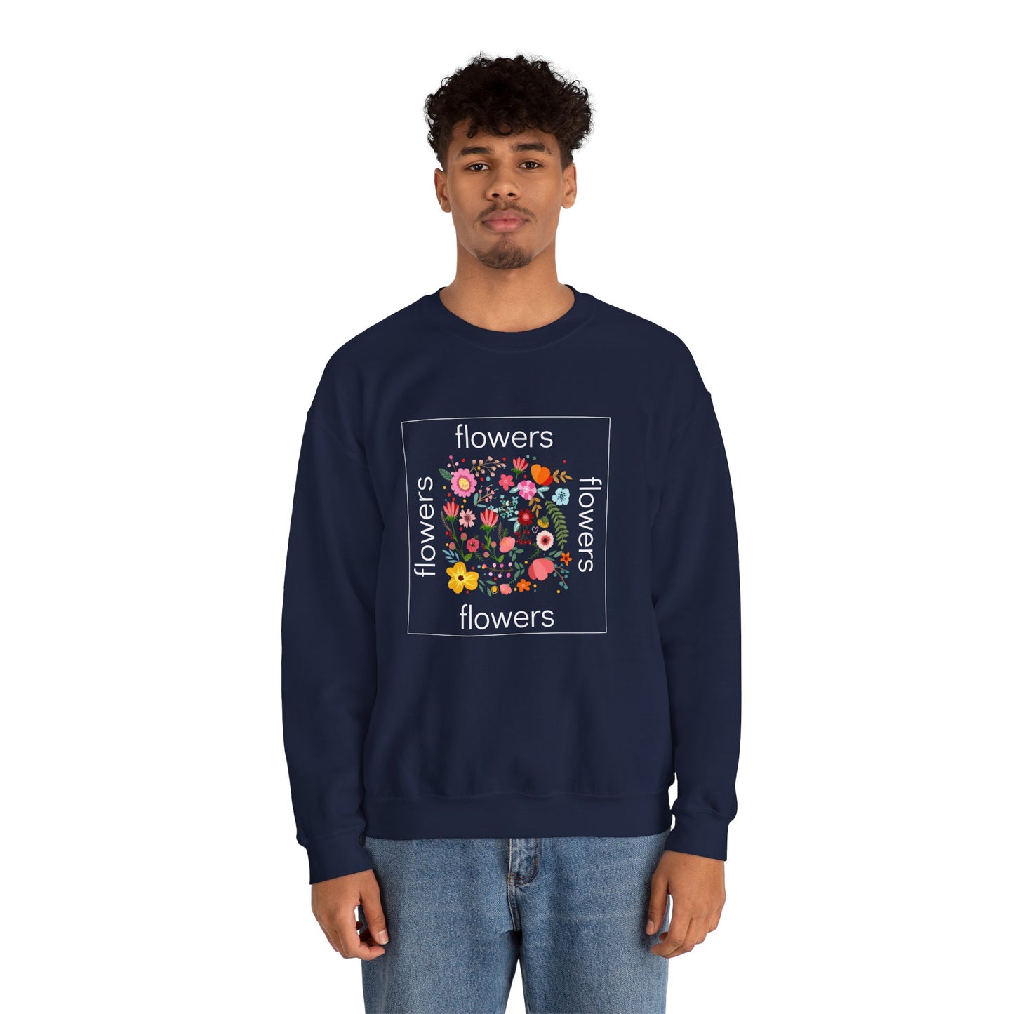 Flowers - Unisex Heavy Blend™ Crewneck Sweatshirt - 11685
