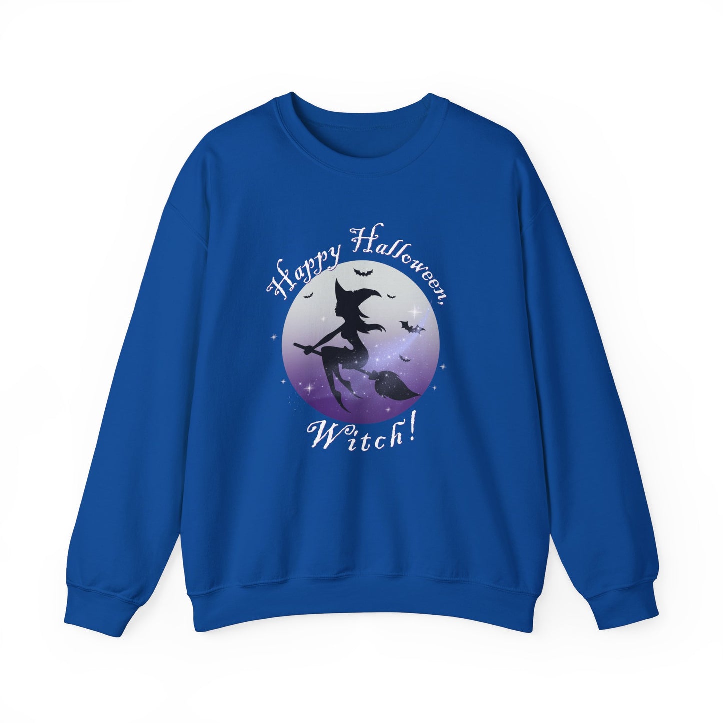 Happy Halloween, Witch! - Unisex Heavy Blend™ Crewneck Sweatshirt