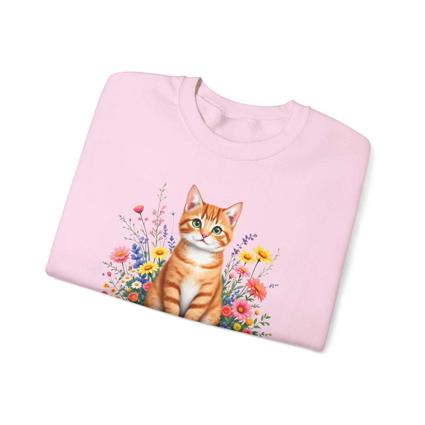 Just One More Chapter Cat Crewneck Sweatshirt – Cozy Book Lover Gift - 14813