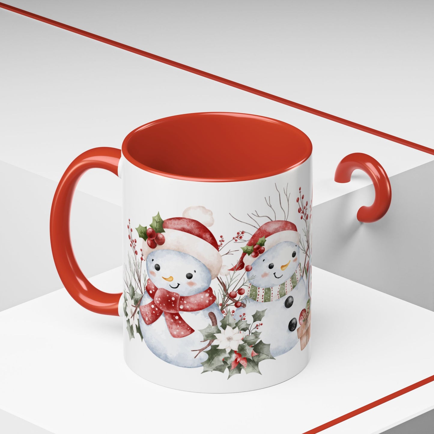 Snowmen - Accent Coffee Mug (11, 15oz) - 10359