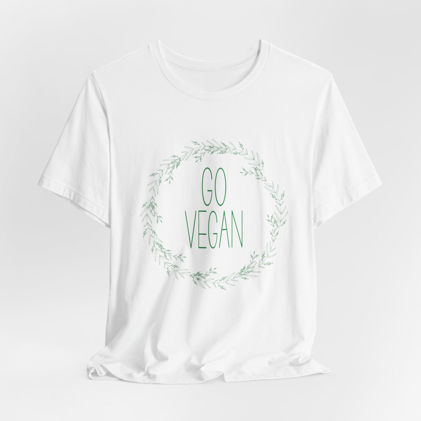 Go Vegan - Unisex Jersey Short Sleeve Tee