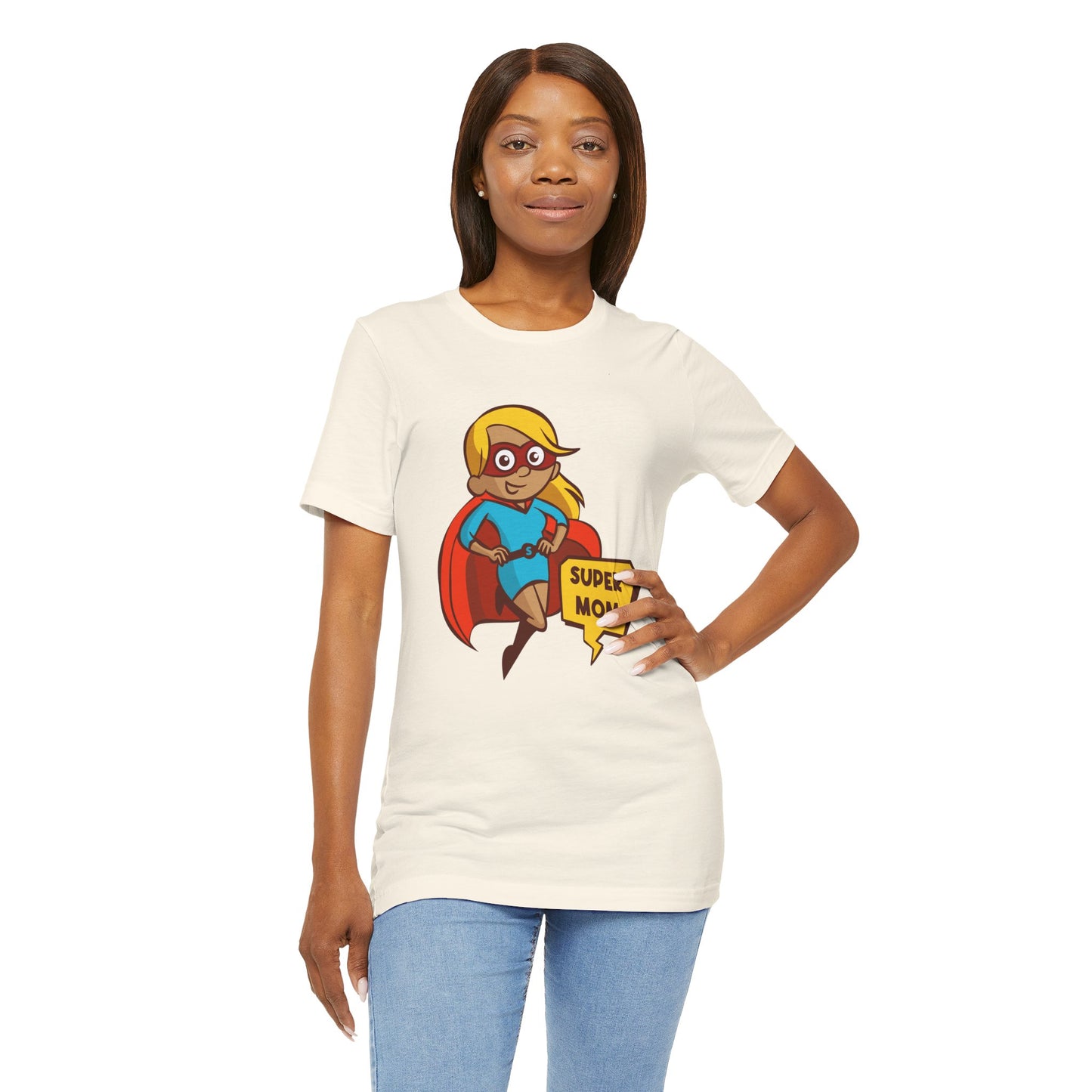 Super Mom - Unisex Jersey Short Sleeve Tee - 13068