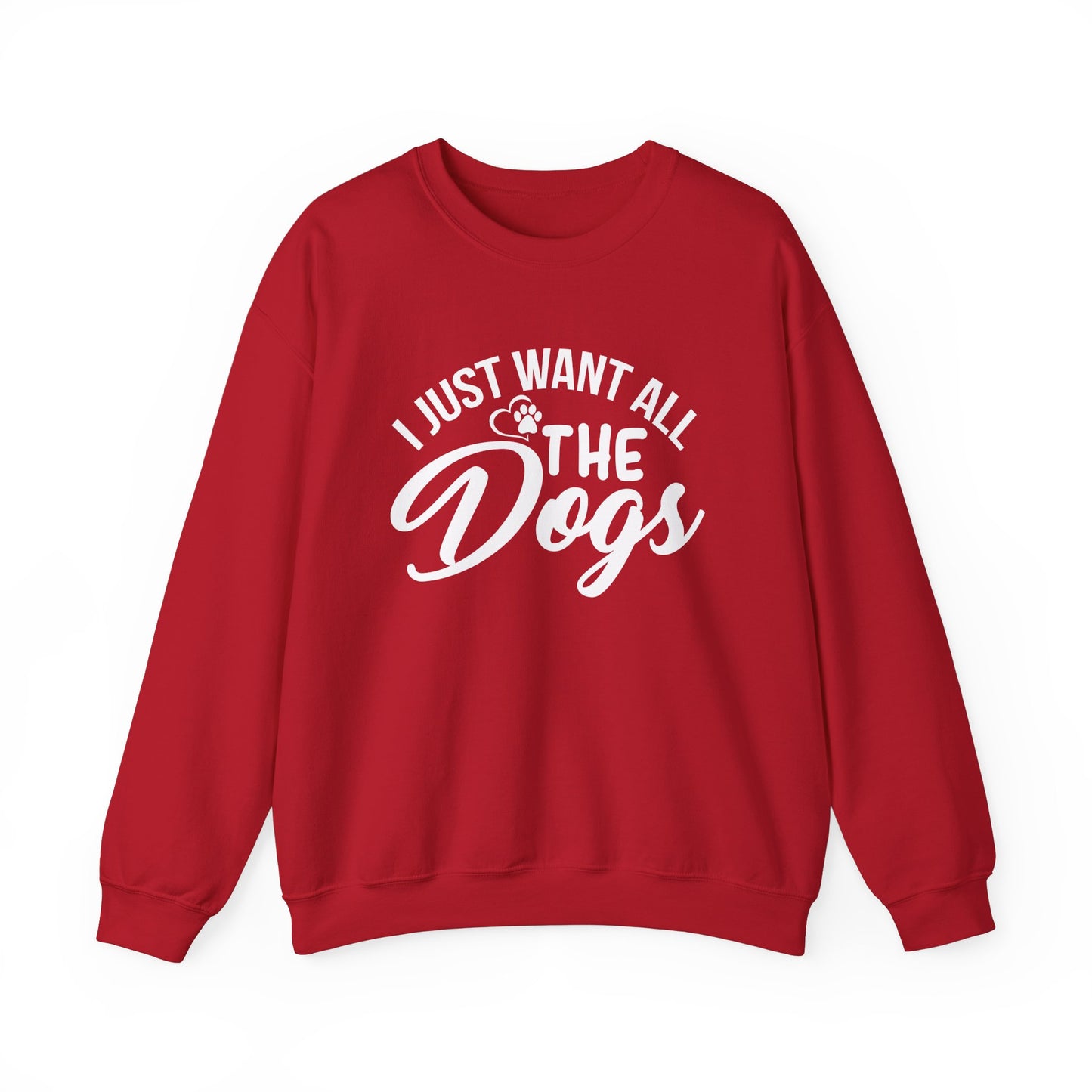 I Just Want All the Dogs - Unisex Heavy Blend™ Crewneck Sweatshirt