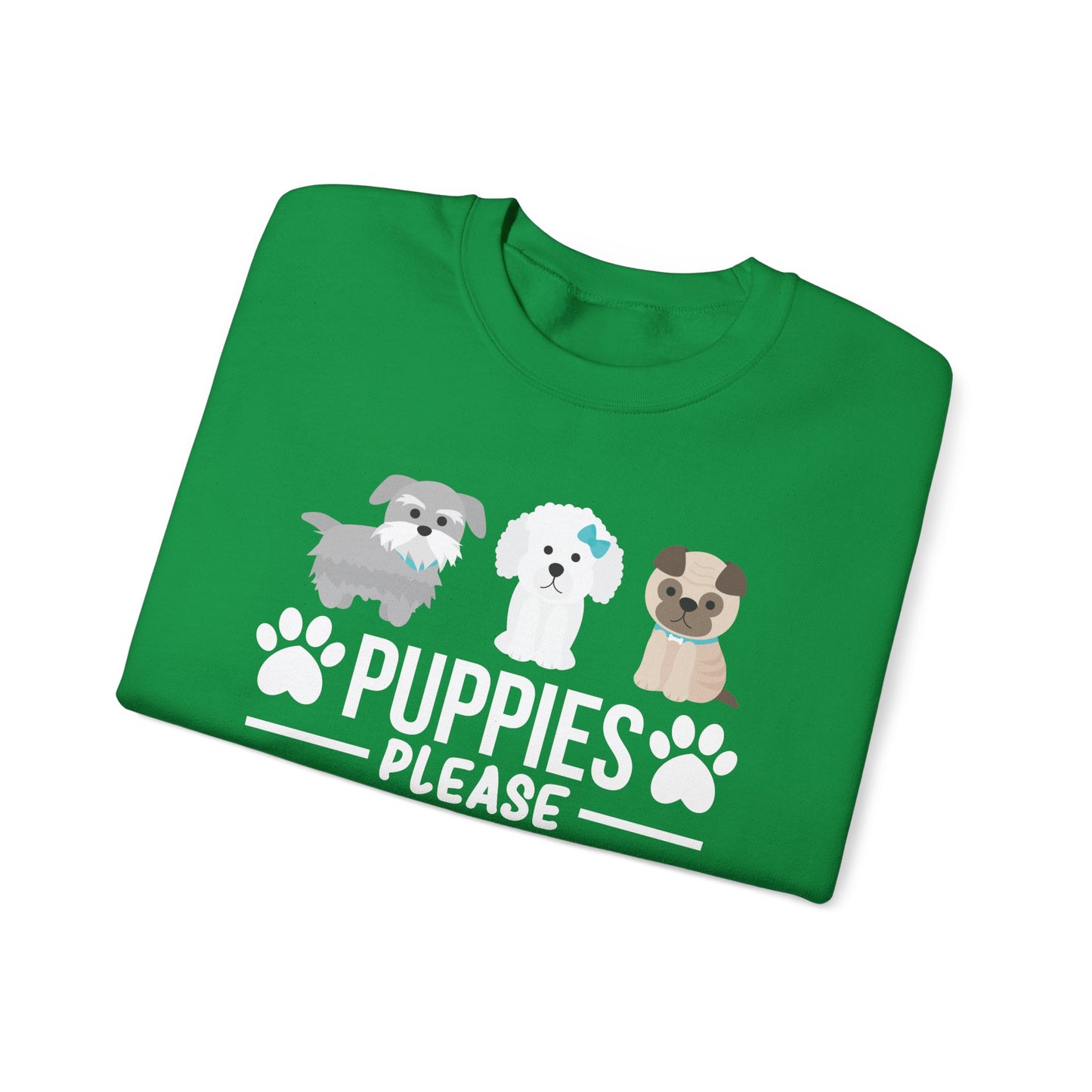 Puppies, Please - Unisex Heavy Blend™ Crewneck Sweatshirt