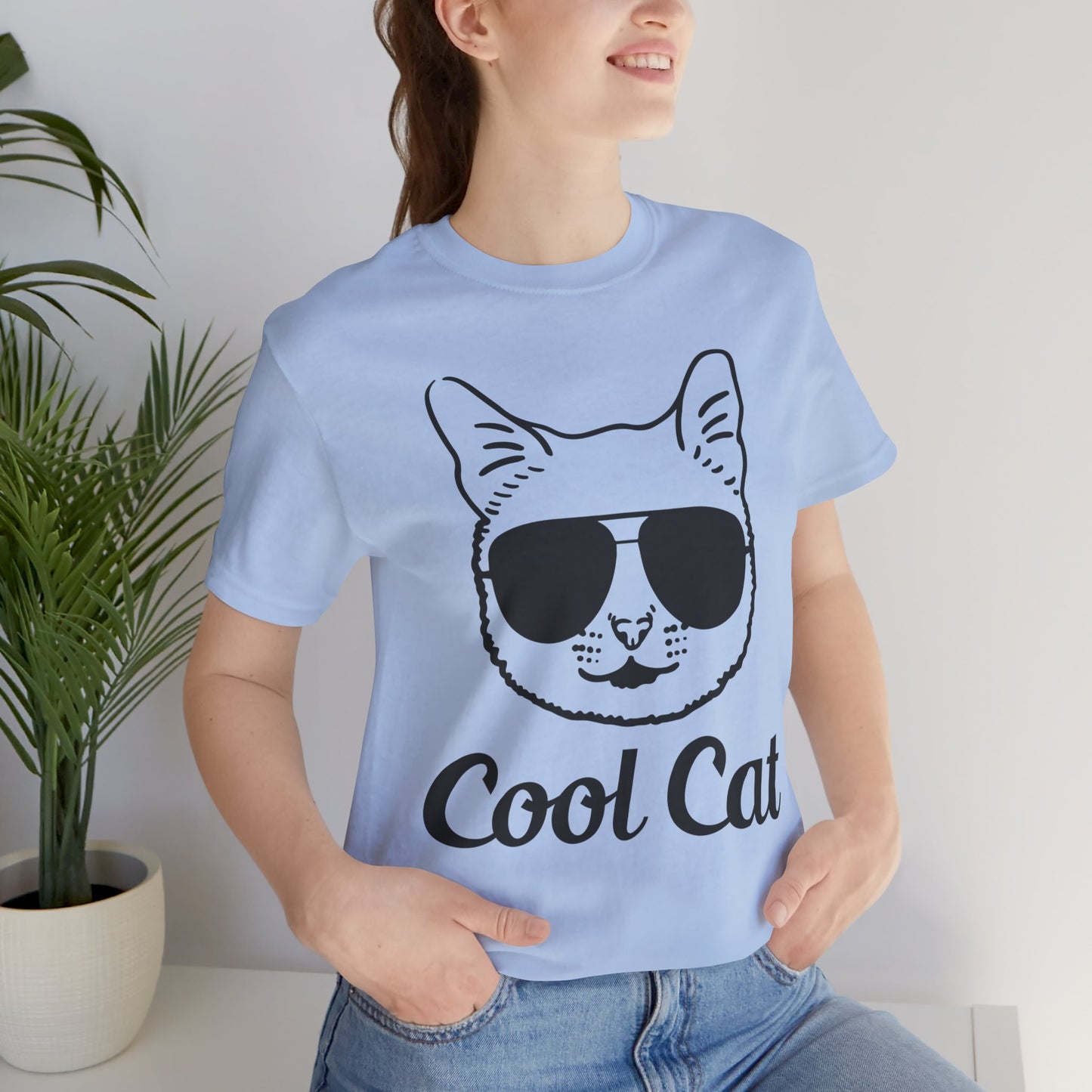 Cool Cat - Unisex Jersey Short Sleeve Tee