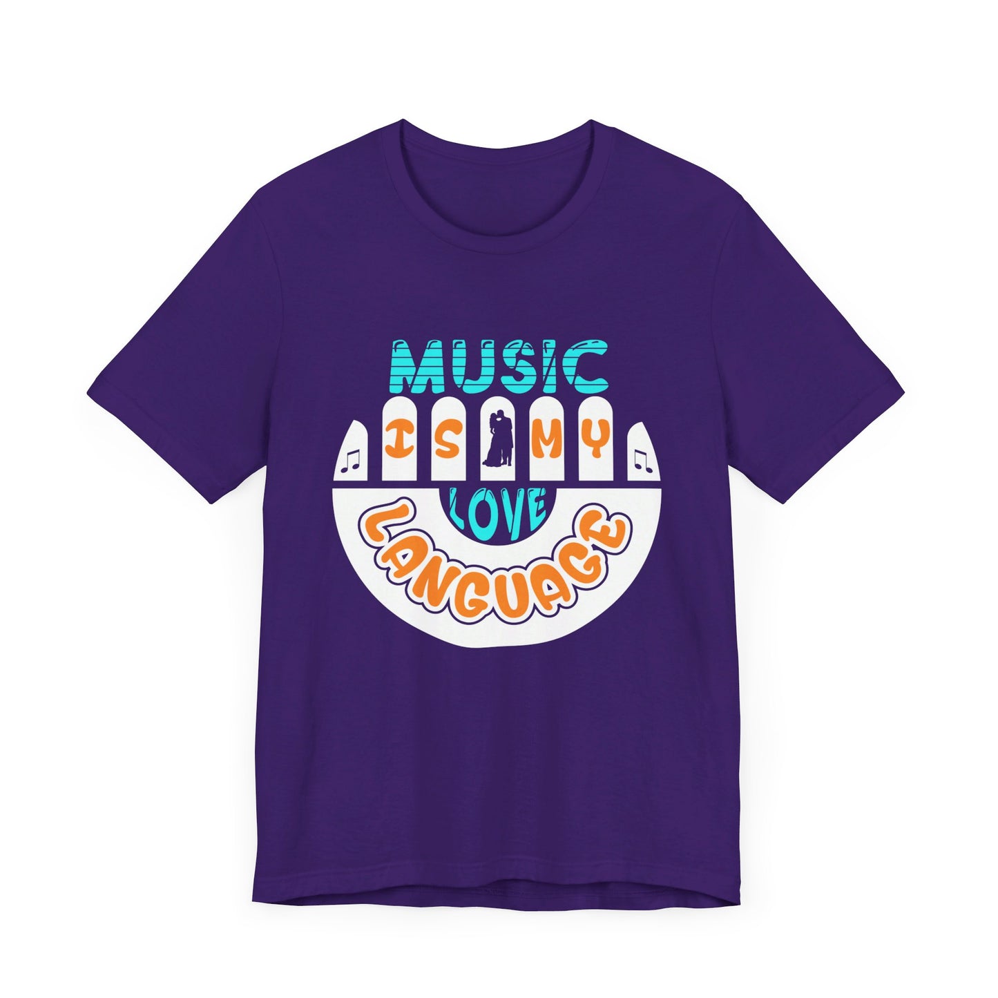 Music Is My Language - Unisex Jersey Short Sleeve Tee