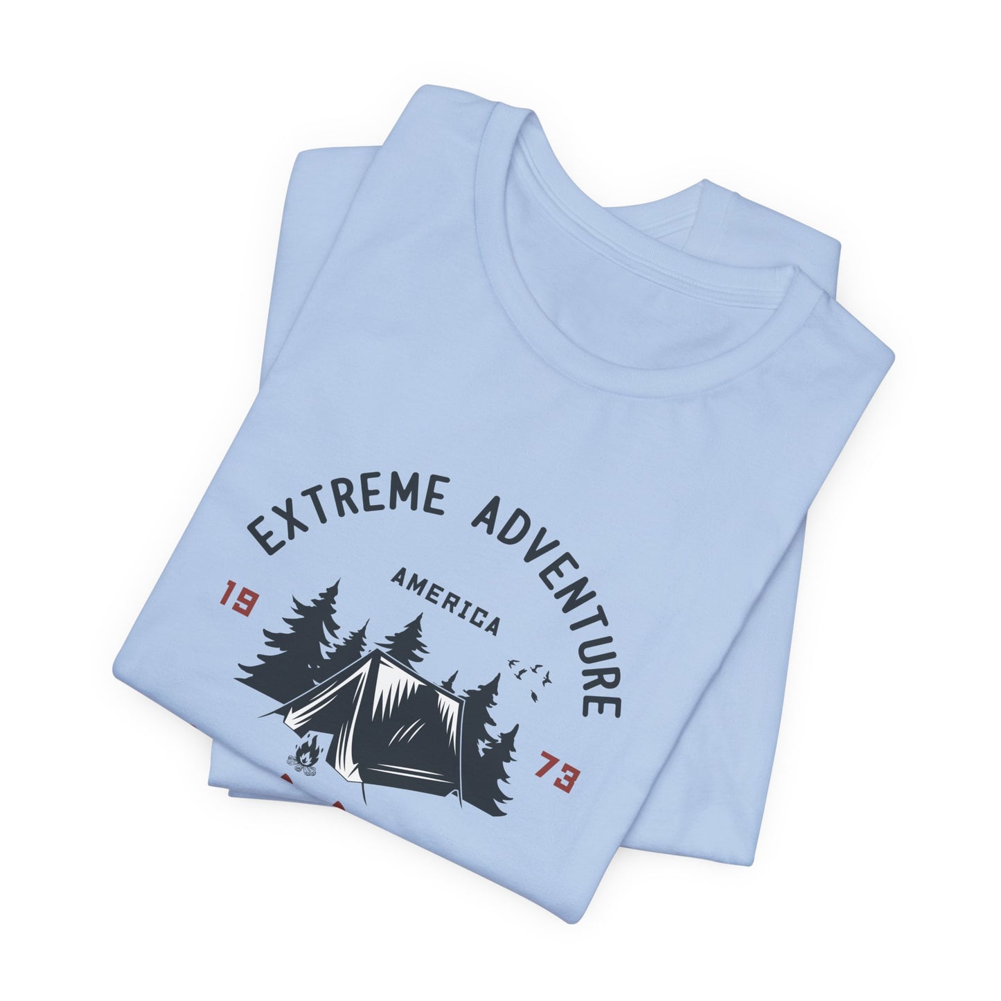 Extreme Adventure America Outdoors - Unisex Jersey Short Sleeve Tee