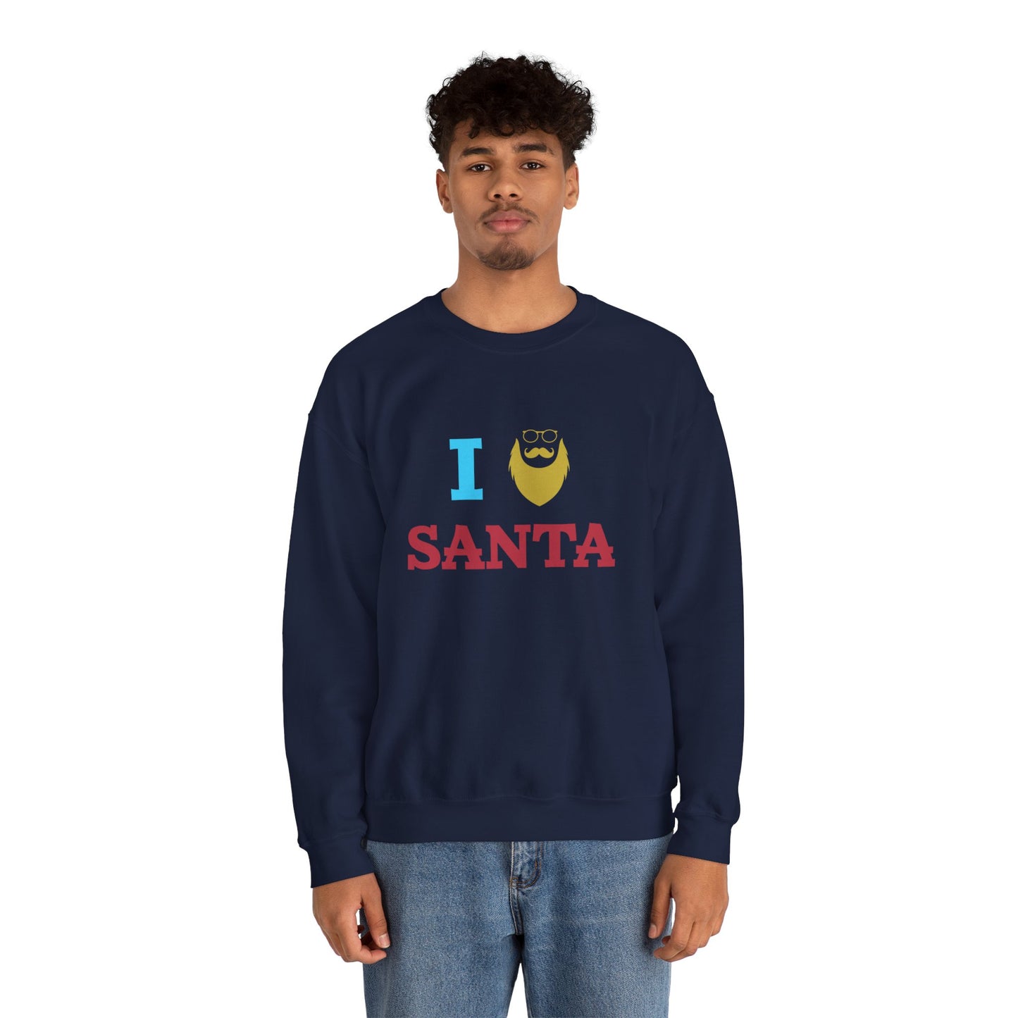 I love Santa - Unisex Heavy Blend™ Crewneck Sweatshirt