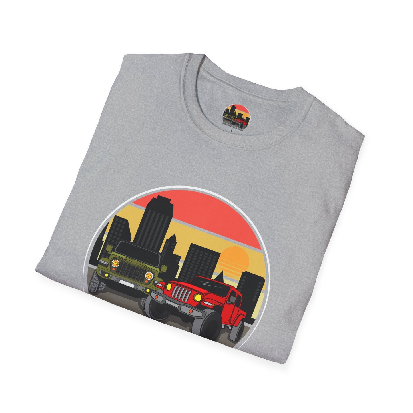 Born to Drive, Forced to Work. -  Unisex Softstyle T-Shirt