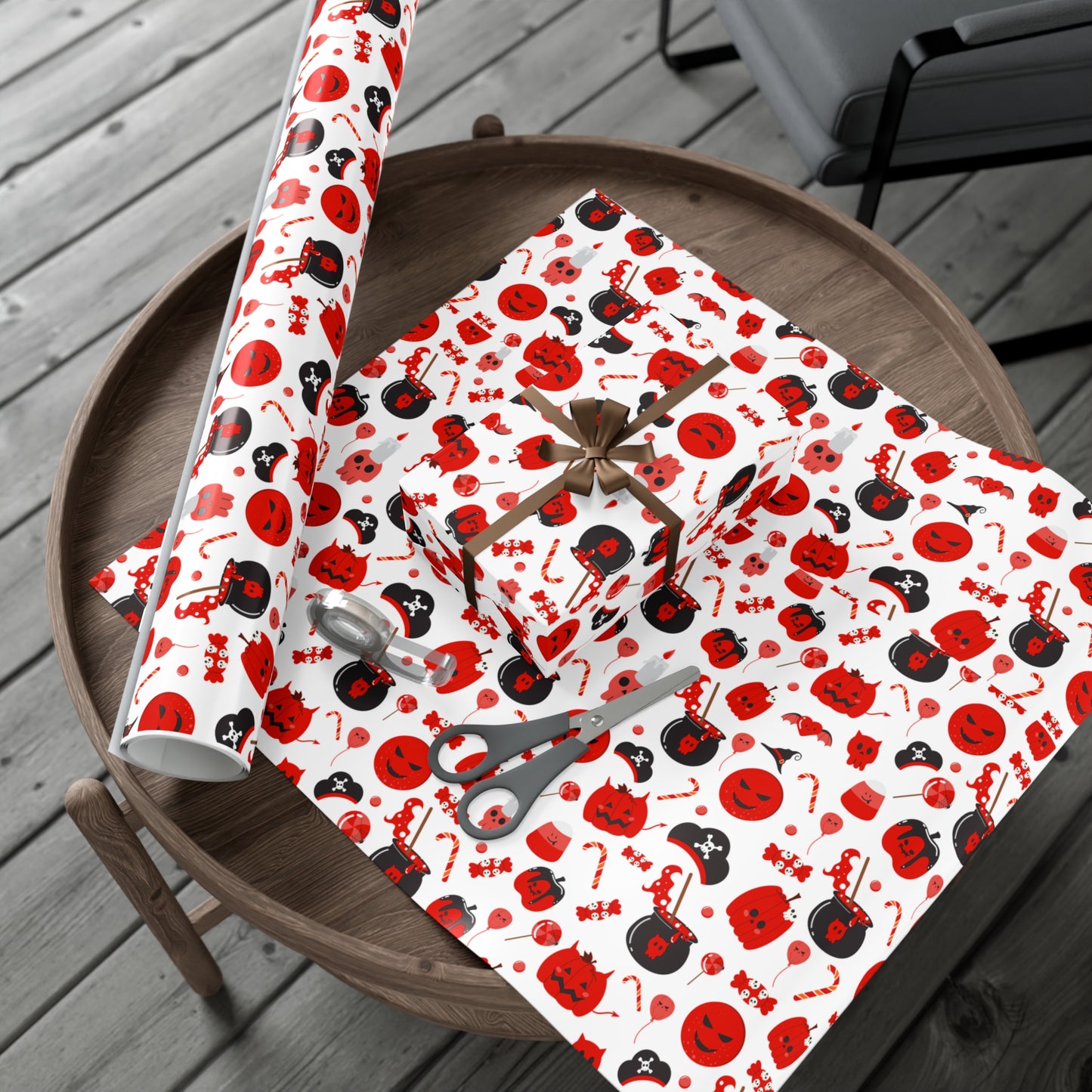 Red Halloween - Gift Wrap Papers