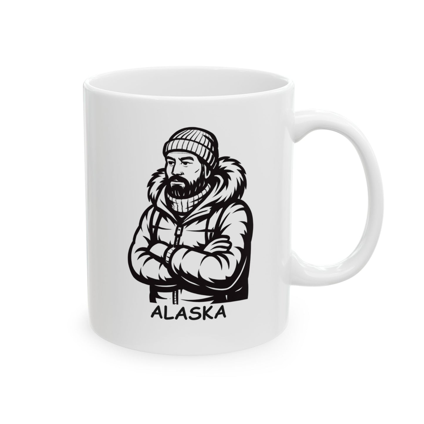 "In Alaska, we don’t complain about the cold; we just add more layers." Ceramic Mug - 13029