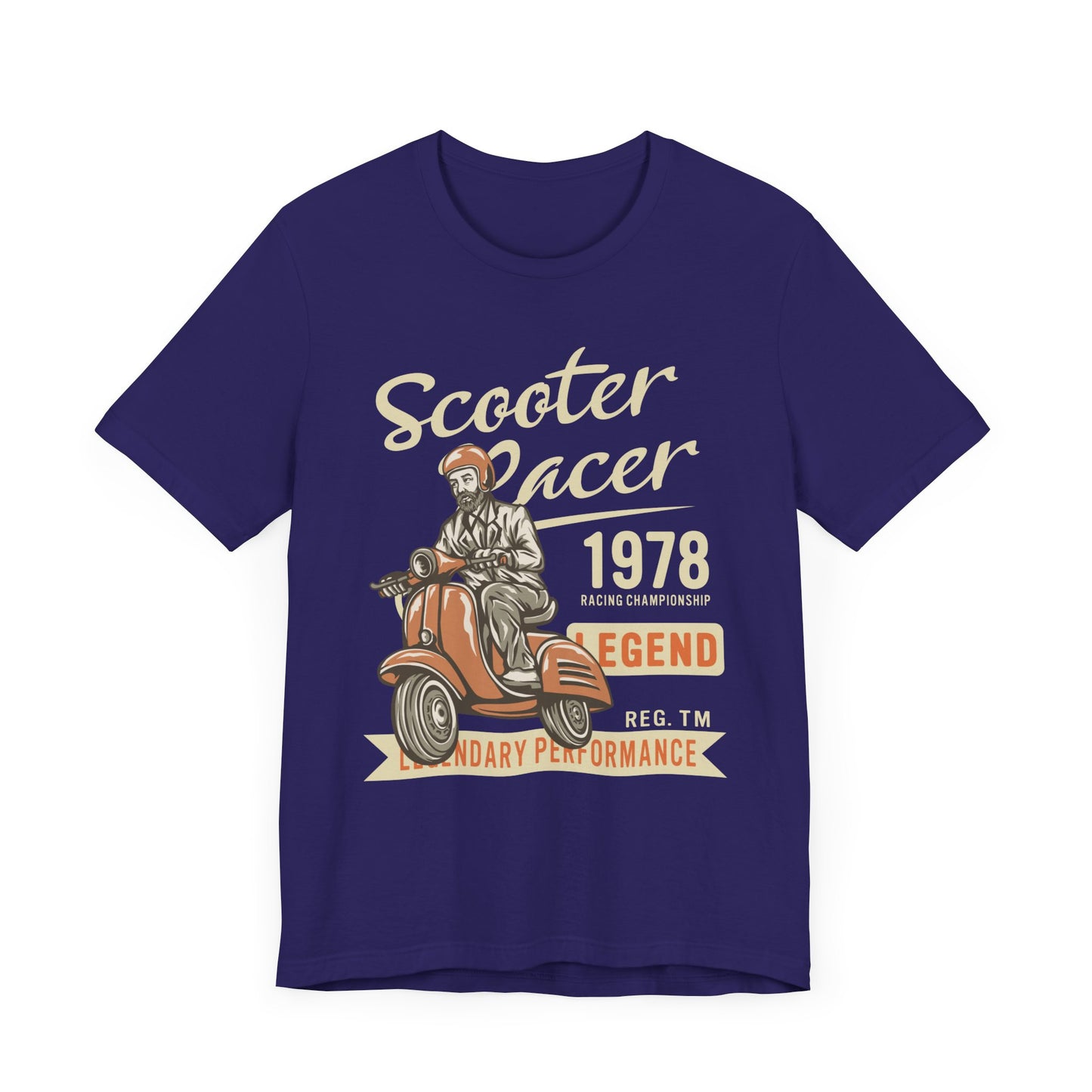 Scooter Racer - Unisex Jersey Short Sleeve Tee - 13376