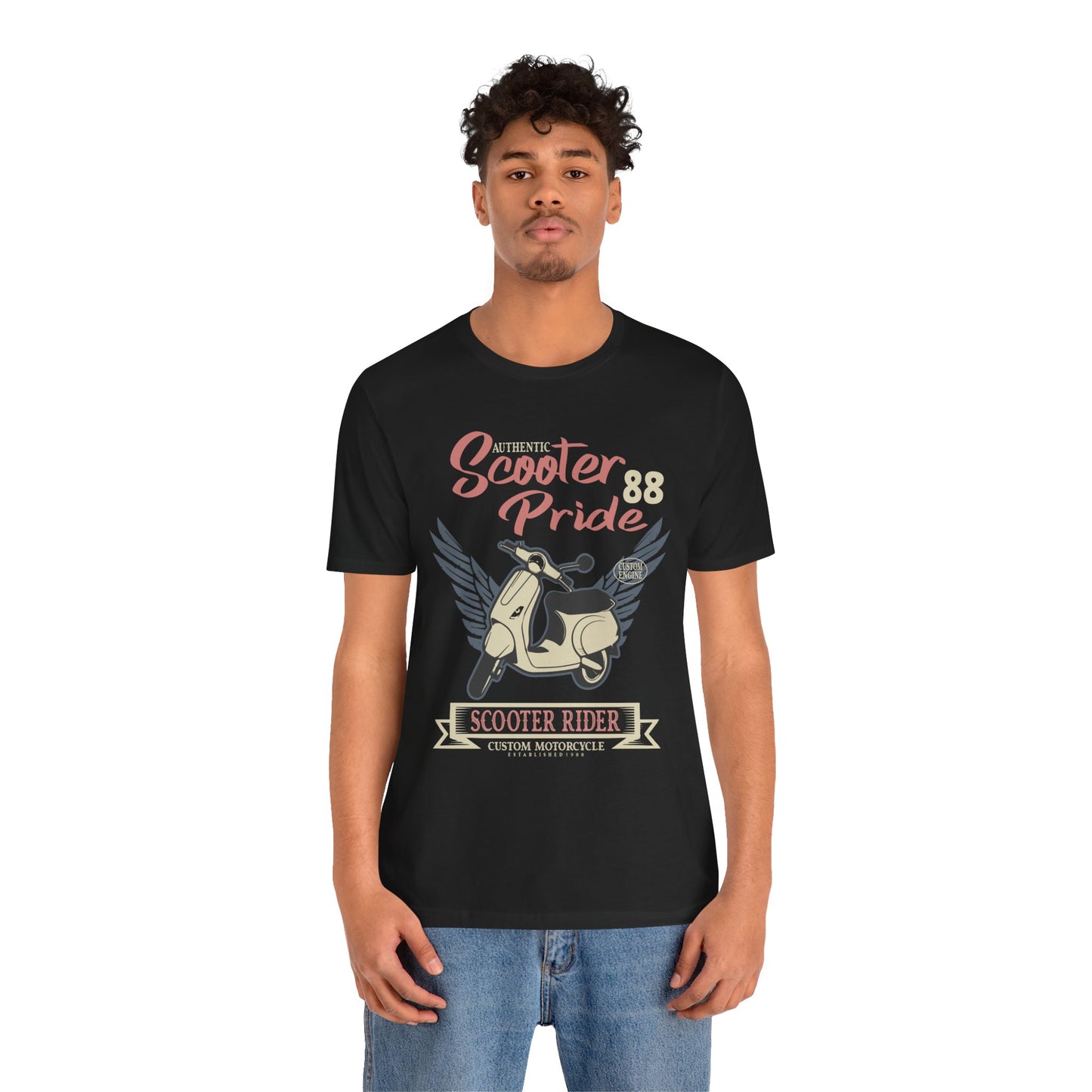 Authentic Scooter Pride - Unisex Jersey Short Sleeve Tee - 13300
