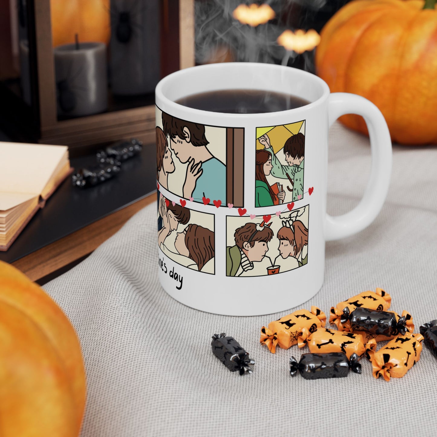 Happy Valentine's Day - Ceramic Mug, (11oz, 15oz) - 11575
