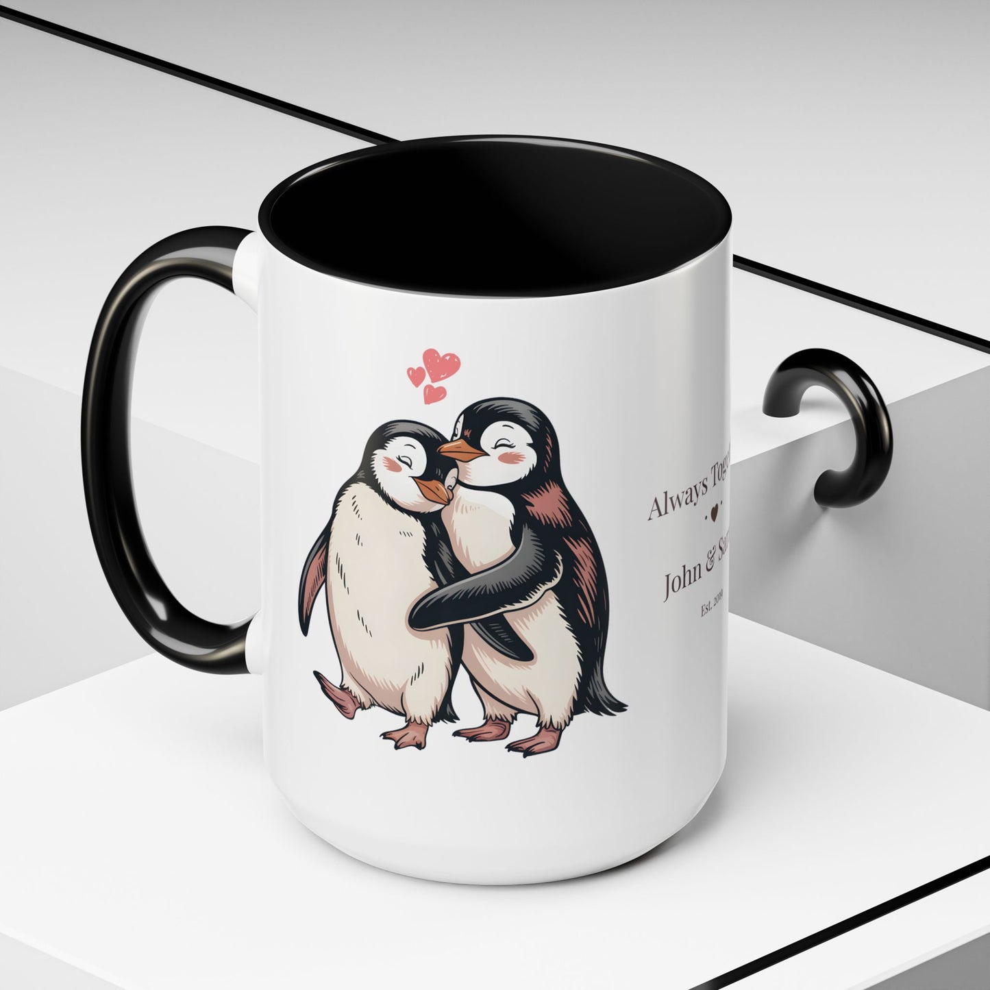 Love You More – Personalized Valentine’s Coffee Mug | Custom Romantic Gift —  (11/15 oz) - 14743