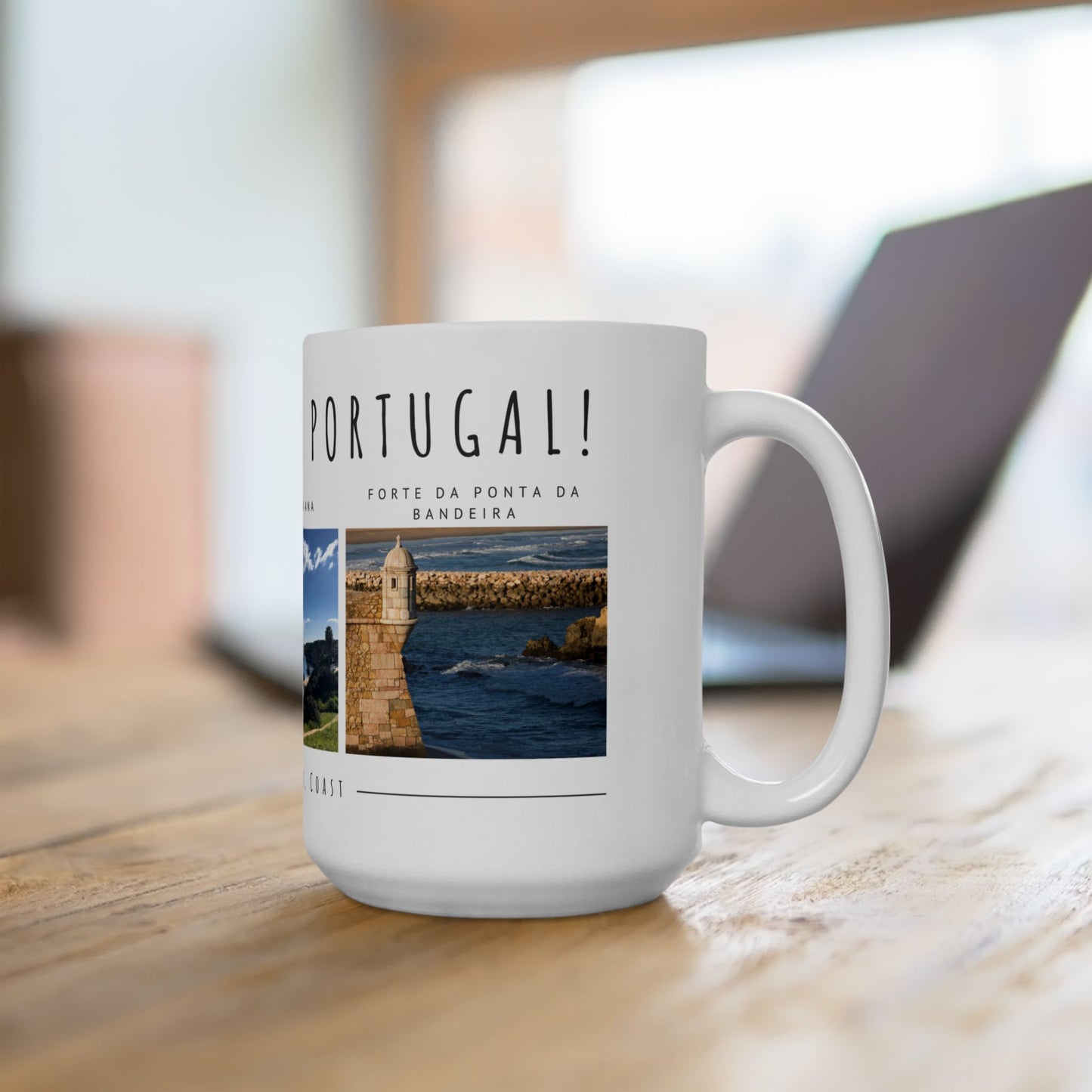 Hello, Lagos, Portugal Scenic Ceramic Mug - Perfect for Coffee Lovers - 12100