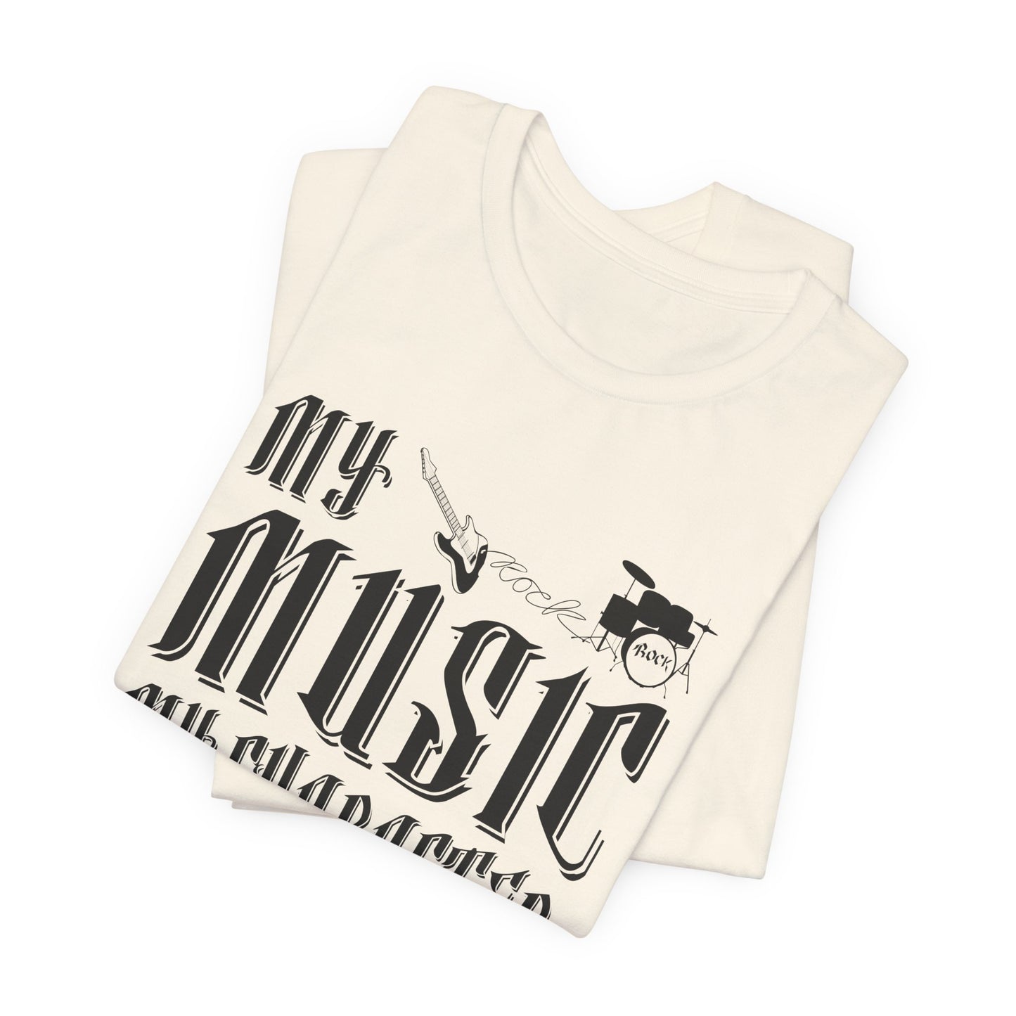 My Music My Character, Rock & Roll Station - Unisex Jersey Short Sleeve Tee