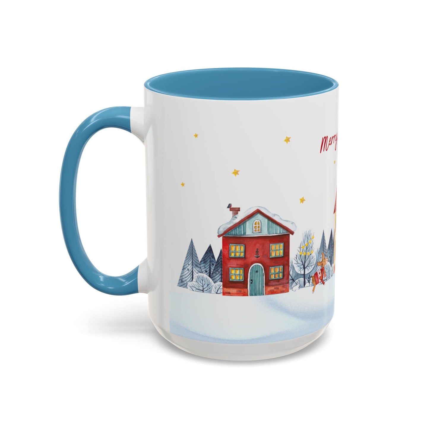 Merry Christmas, Holiday Vibe - Accent Coffee Mug (11, 15oz) - 11079