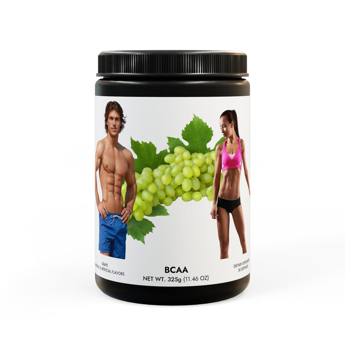 BCAA Supplement, Grape (325g, 11.46oz, 50 servings)