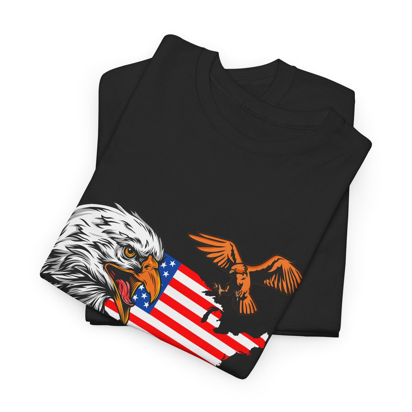 Unisex Heavy Cotton Tee with "Forever Free" Design - Perfect for Patriotic Events, July 4th Celebrations, Gifts, Summer Wear, Casual Outfits - 13692