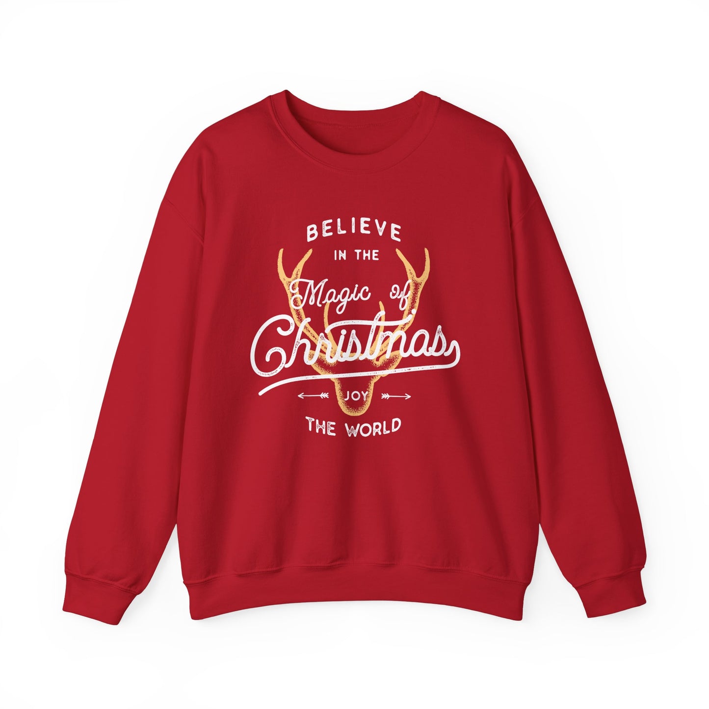 Believe In The Magic Of Christmas - Unisex Heavy Blend™ Crewneck Sweatshirt