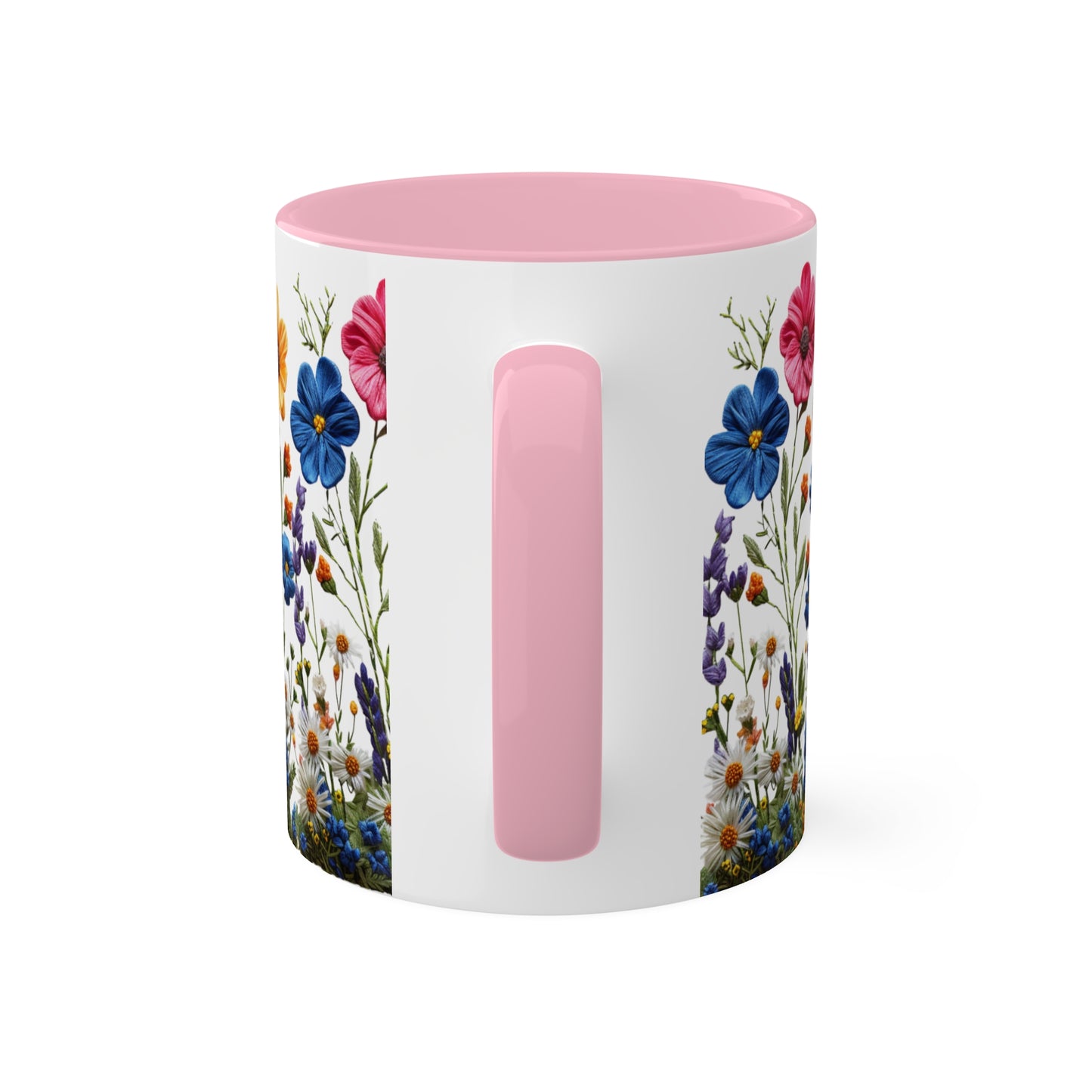 Wild and Free: Wildflower Colorful Mugs, 11oz